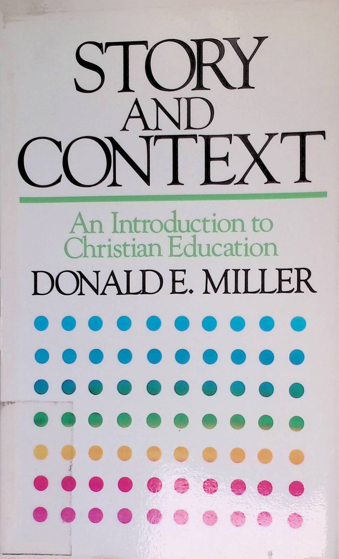 Story and Context: An Introduction to Christian Education