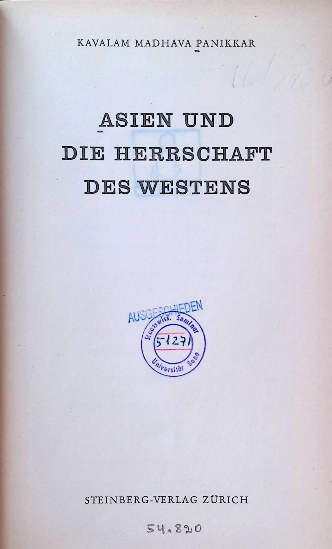 Asien und die Herrschaft des Westens