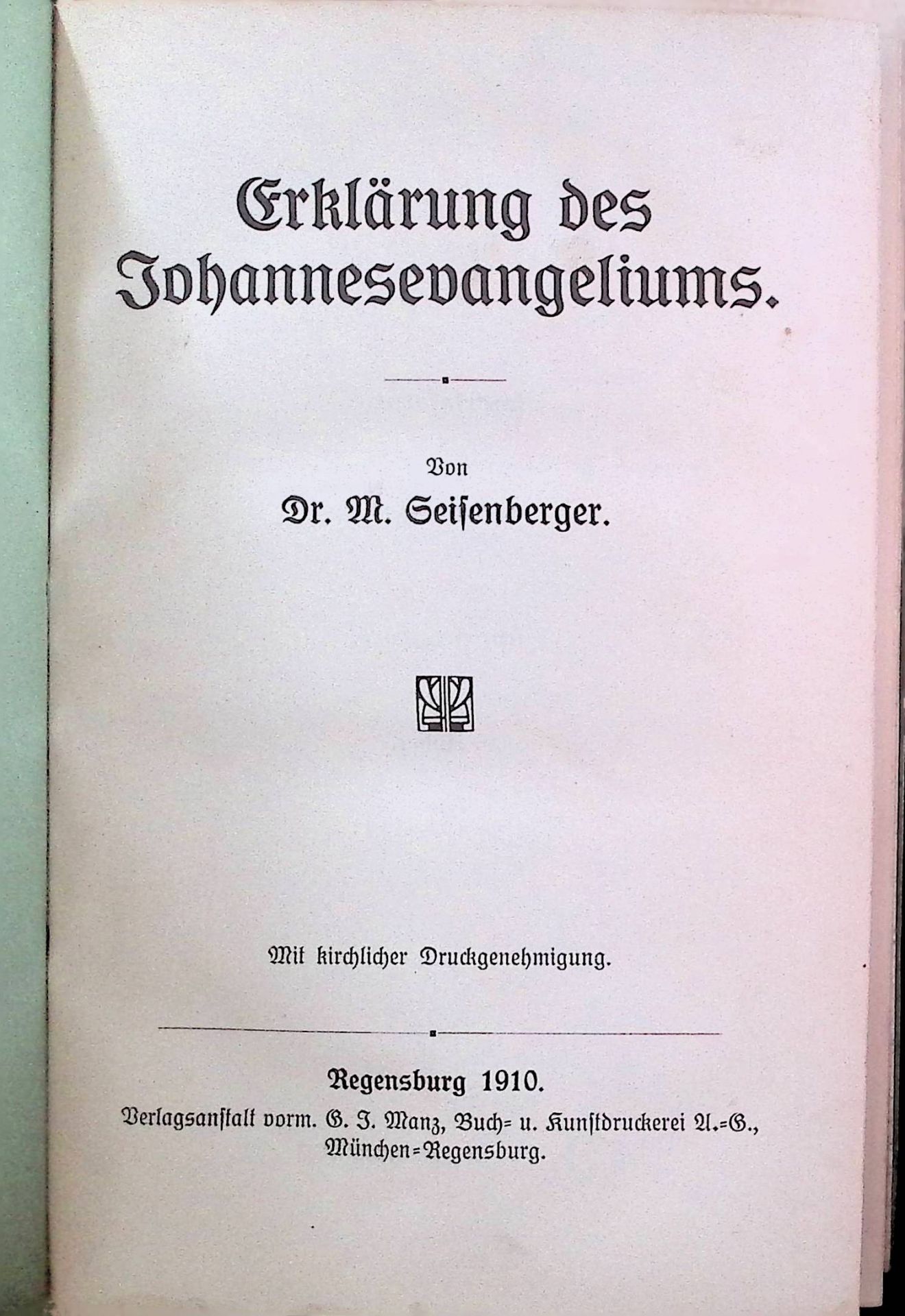 Erklärung des Johannesevangeliums