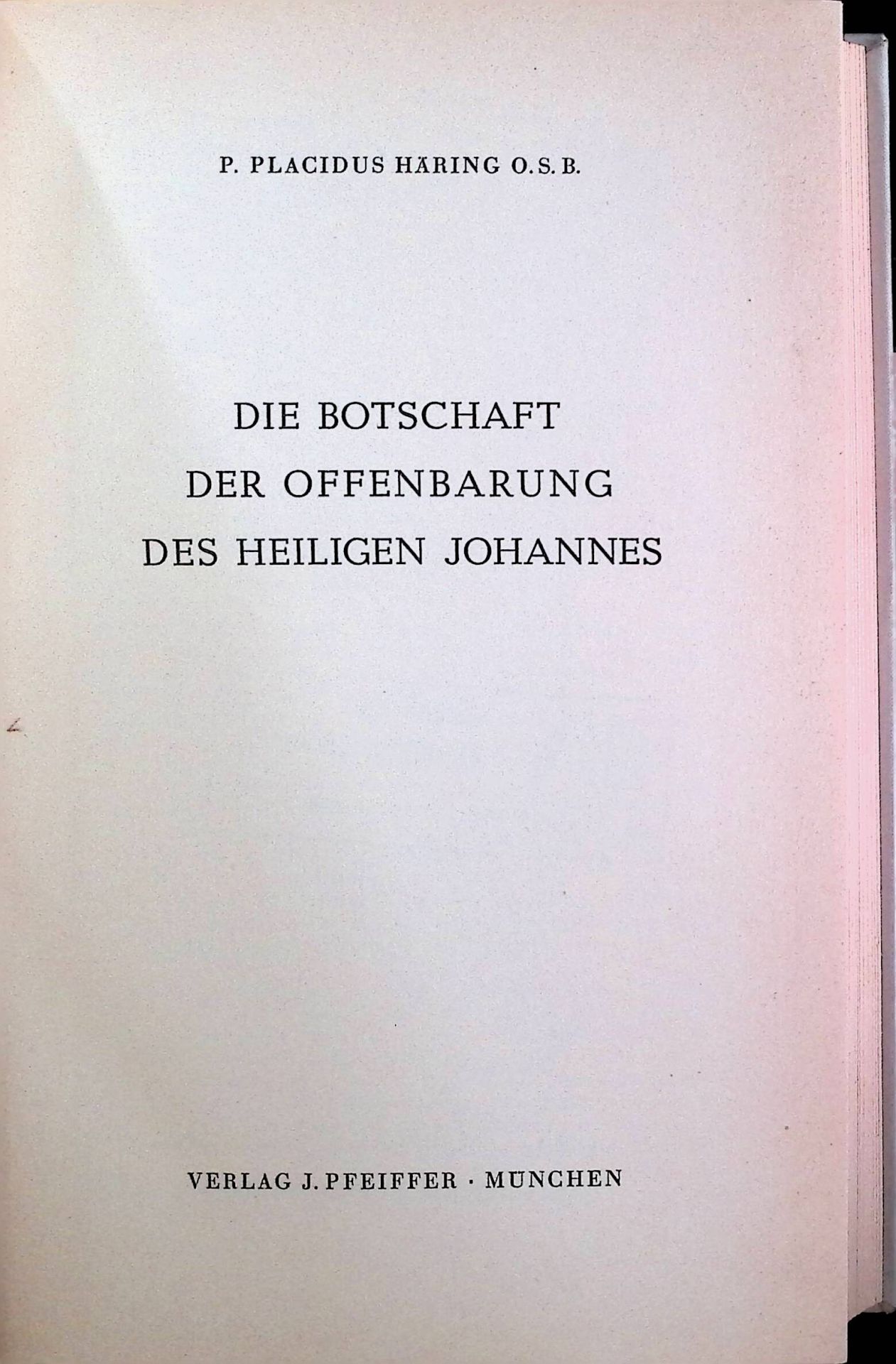 Die Botschaft der Offenbarung des heiligen Johannes