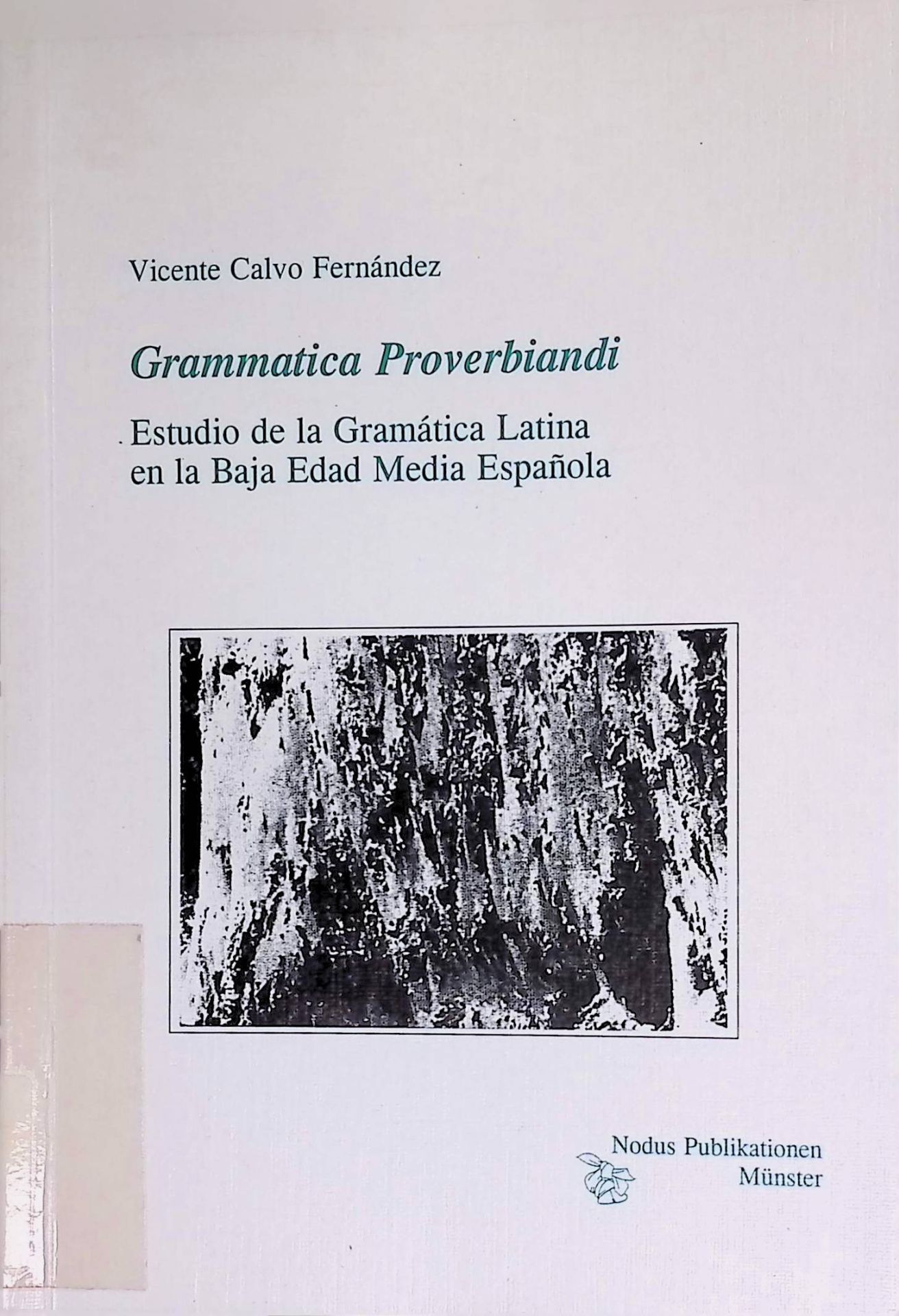 Grammatica Proverbiandi: Estudio de la Gramática Latina en la Baja Edad Media Espanola