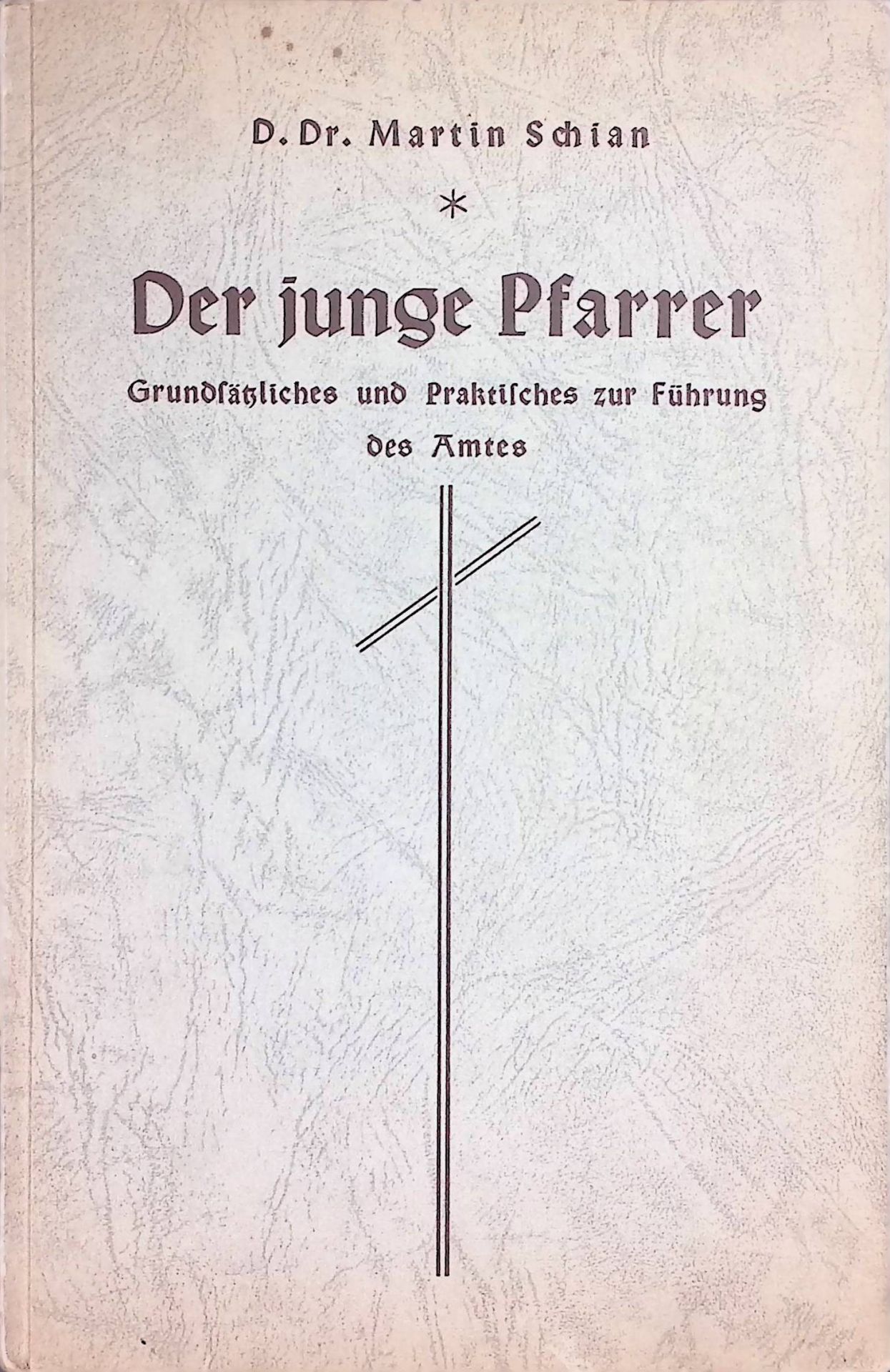 Der junge Pfarrer : Grundsätzliches und Praktisches zur Führg des Amtes