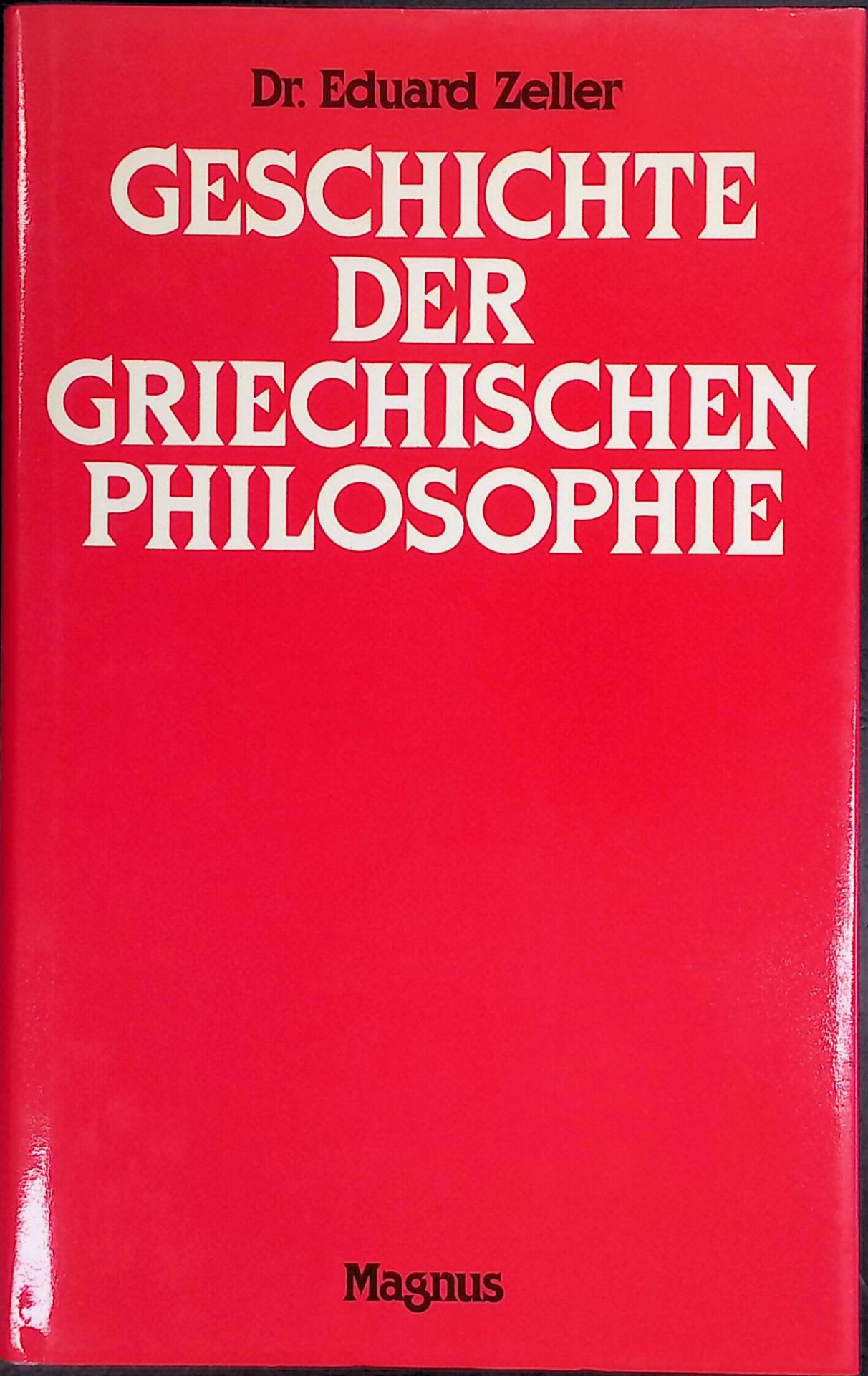 Grundriss der Geschichte der griechischen Philosophie