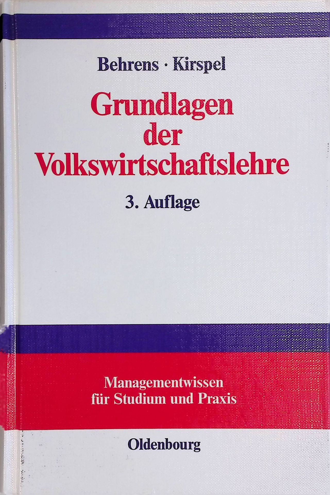 Grundlagen der Volkswirtschaftslehre : Einführung