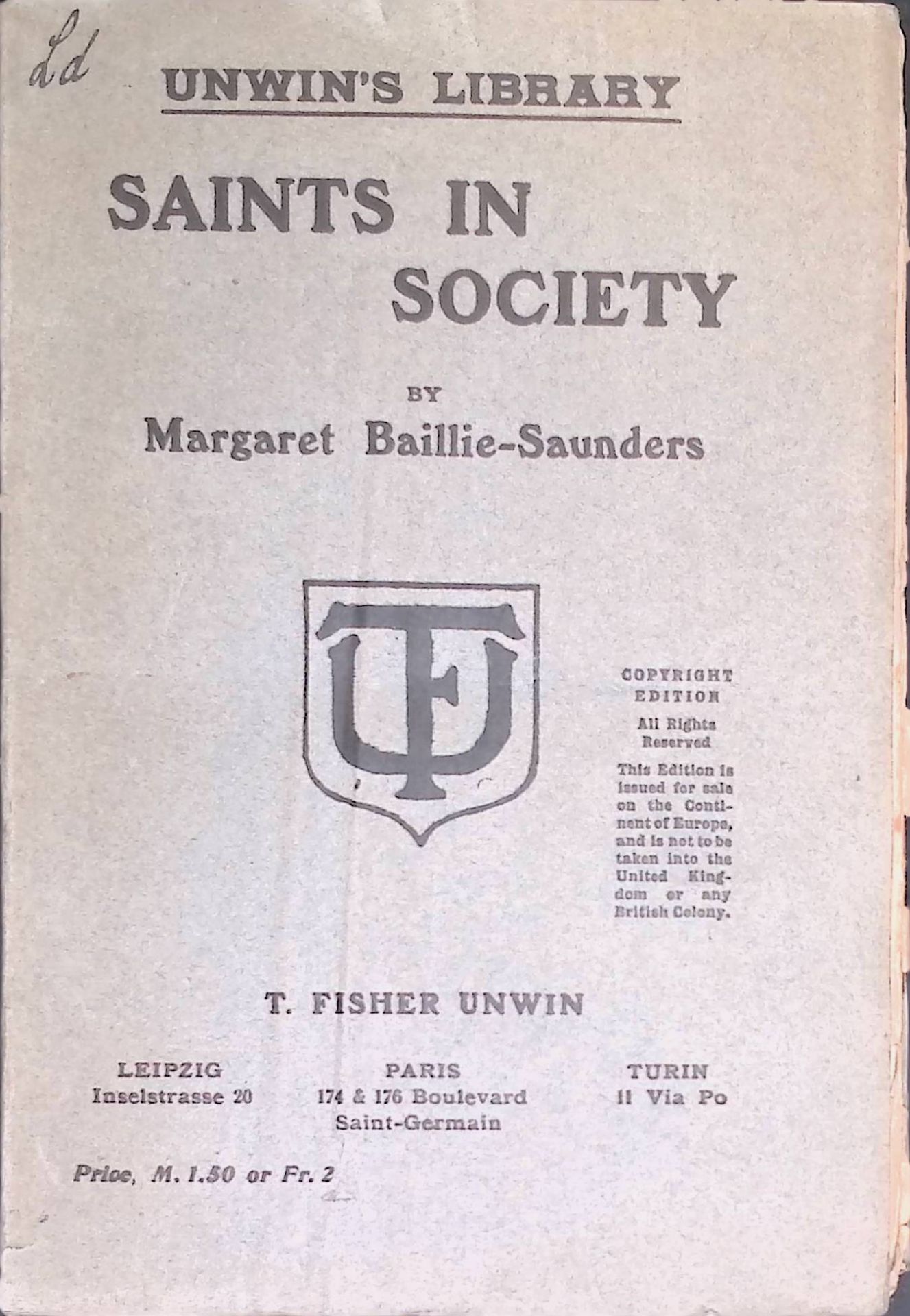 Saints in Society