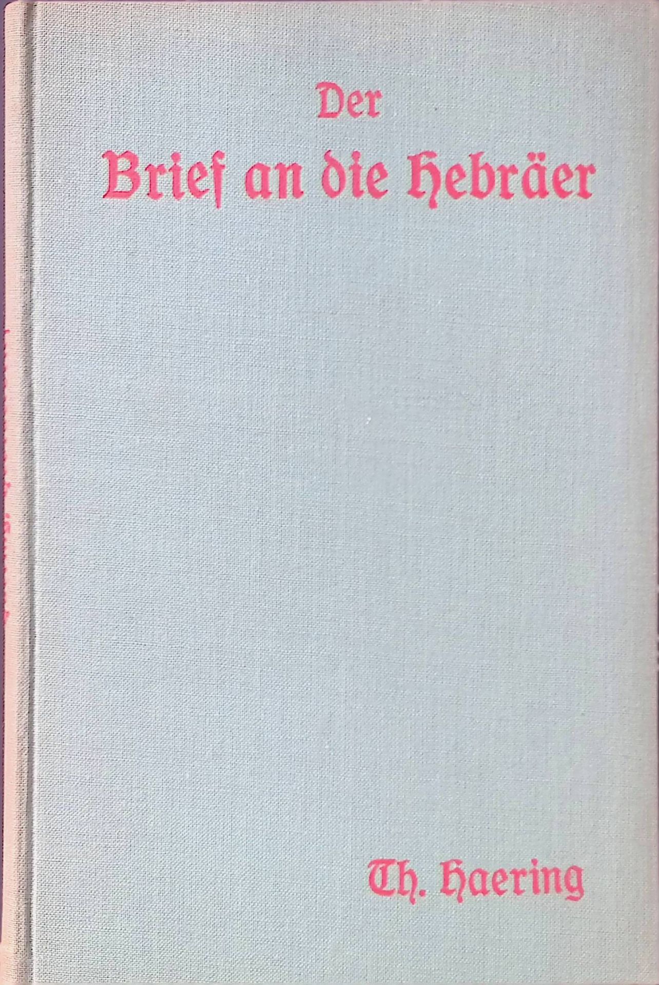 Der Brief an die Hebräer