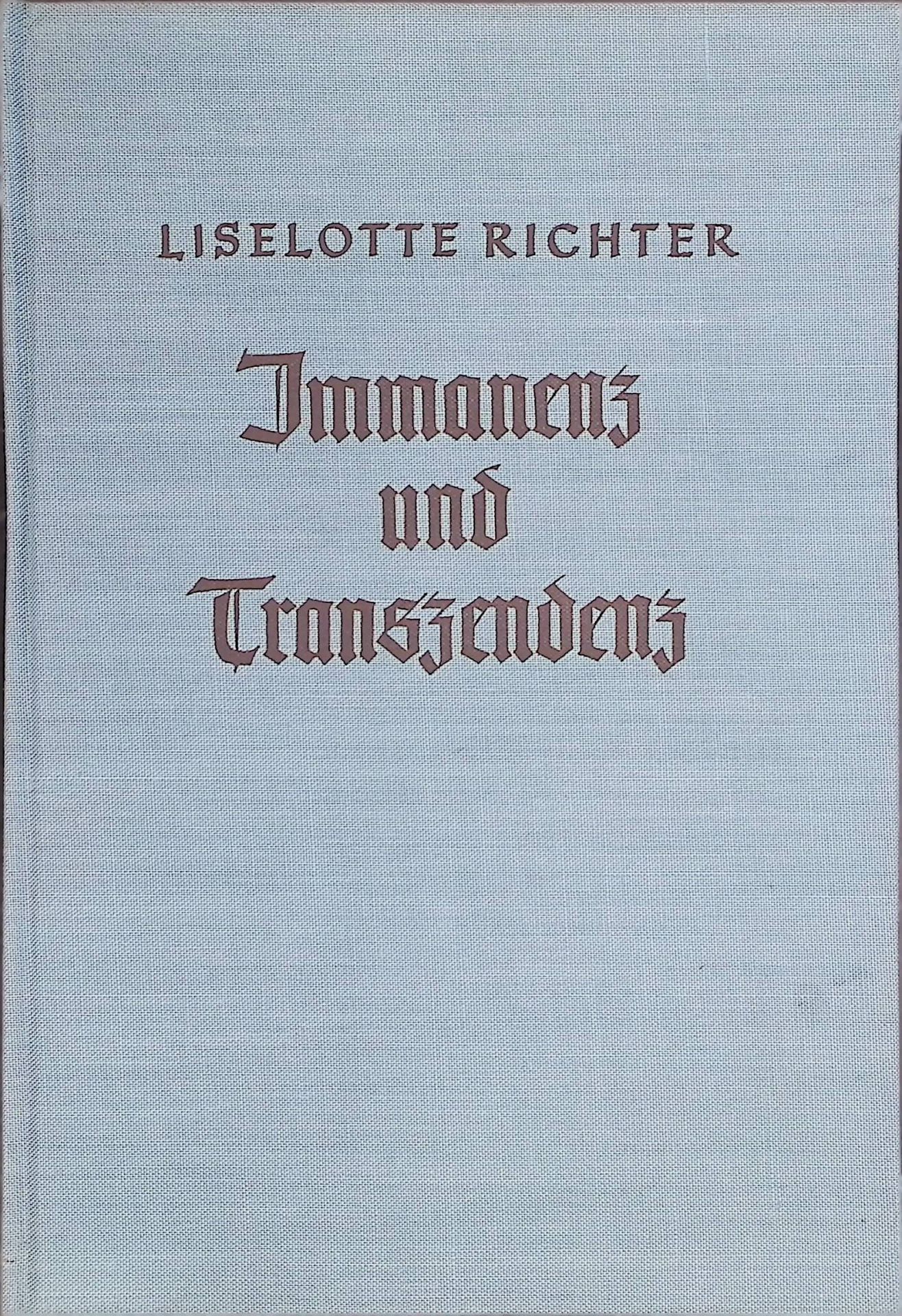 Immanenz und Transzendenz im nachreformatorischen Gottesbild