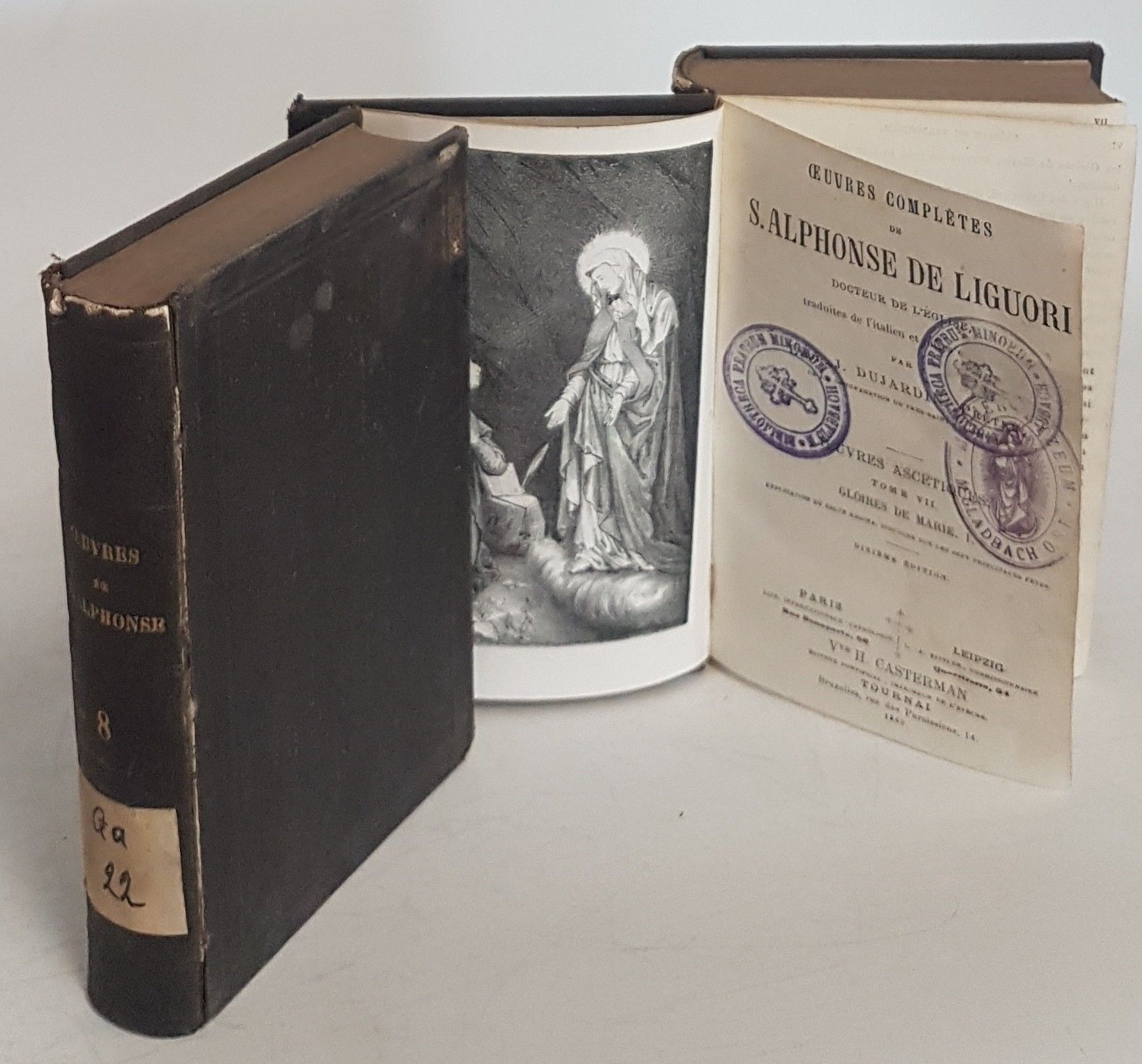 Oeuvres completes de s. Alphonse de Liguori: TOME VII/ VIII (7 + 8): Gloires de Marie I/II (2 Bände KOMPLETT)