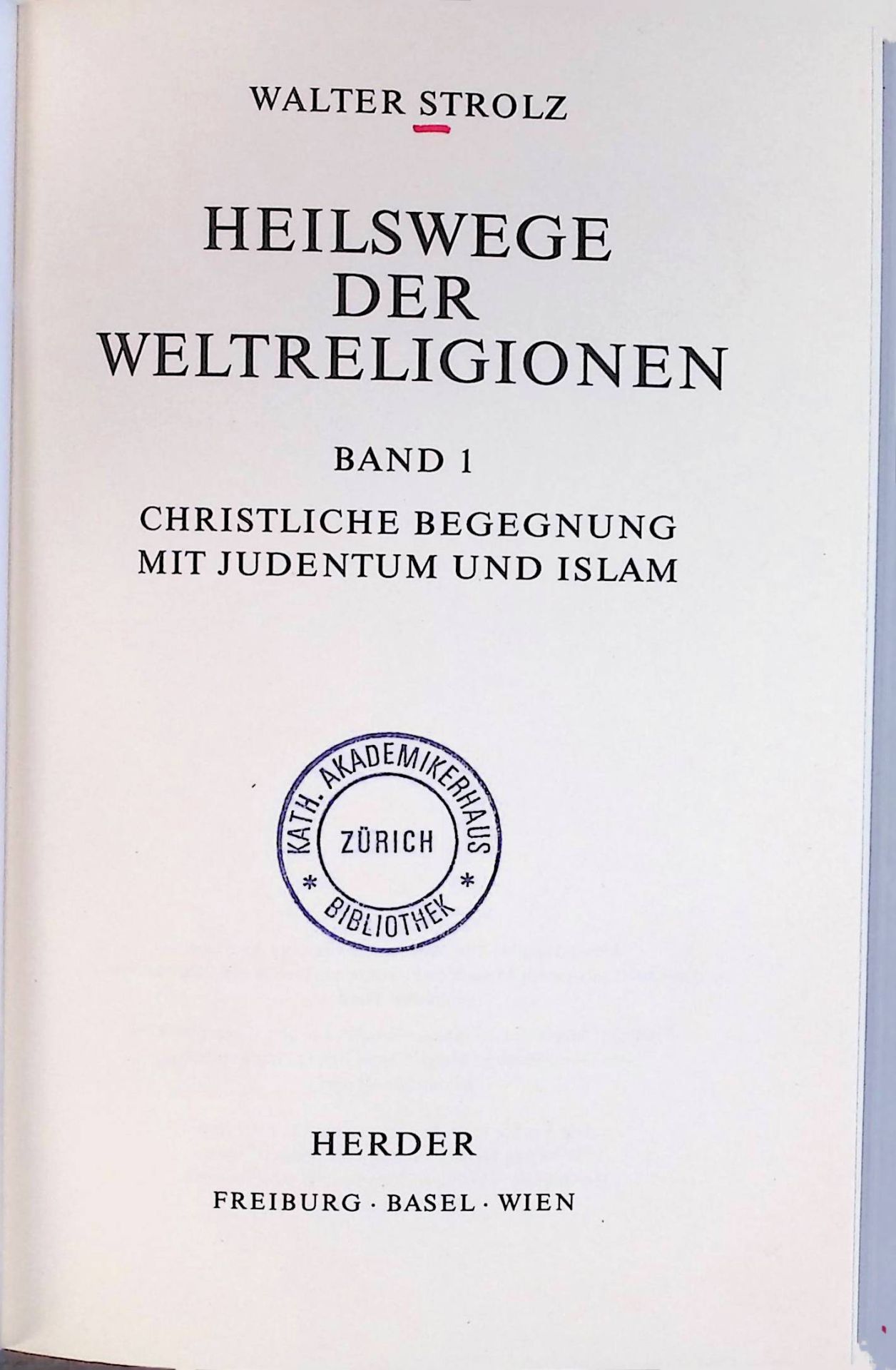 Christliche Begegnung mit Judentum und Islam