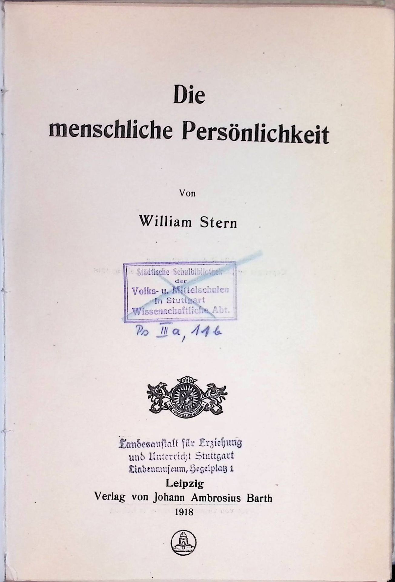 Die menschliche Persönlichkeit