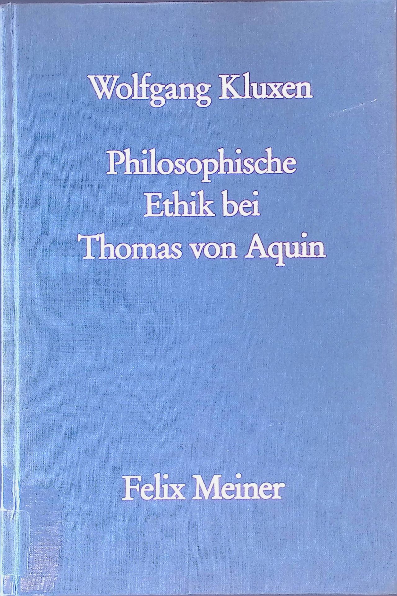 Philosophische Ethik bei Thomas von Aquin