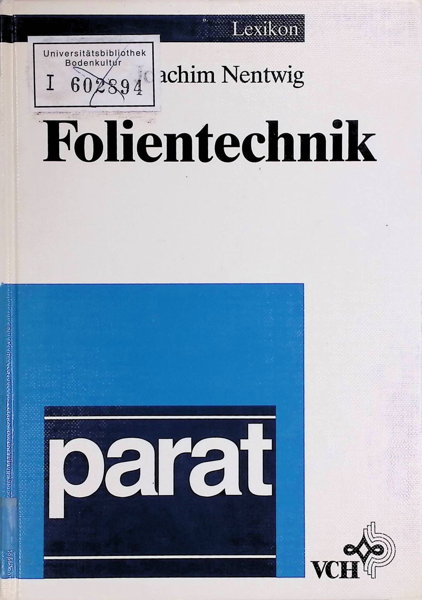Lexikon Folientechnik