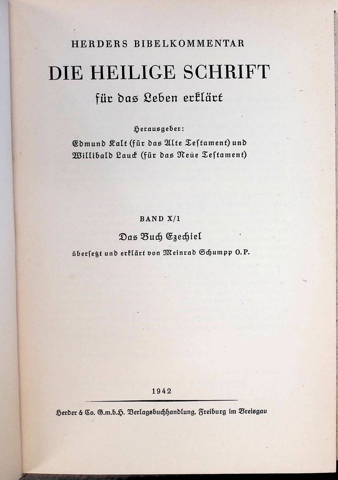 Die Heilige Schrift für das Leben erklärt : Herders Bibelkommentar
