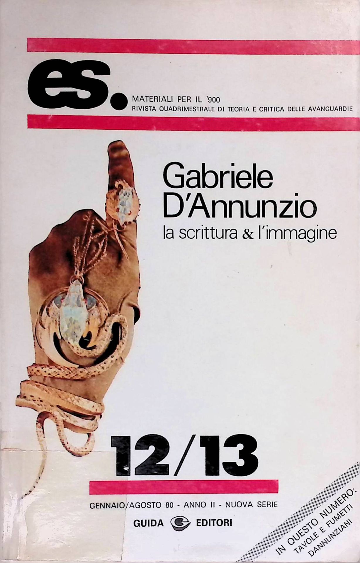 Gabriele D'Annunzio la scrittura & L'immagine