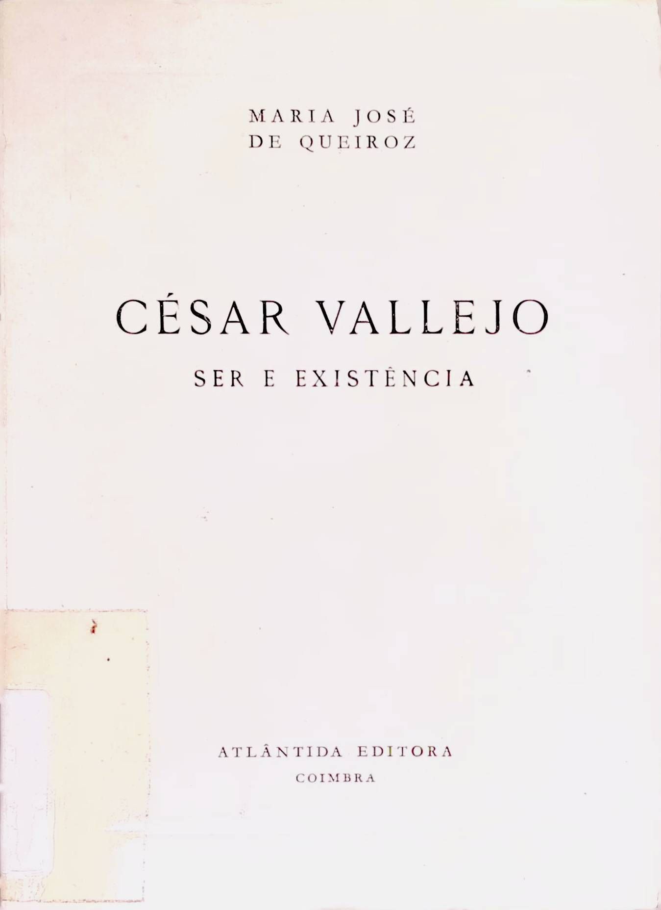 Cesar Vallejo sere Existencia