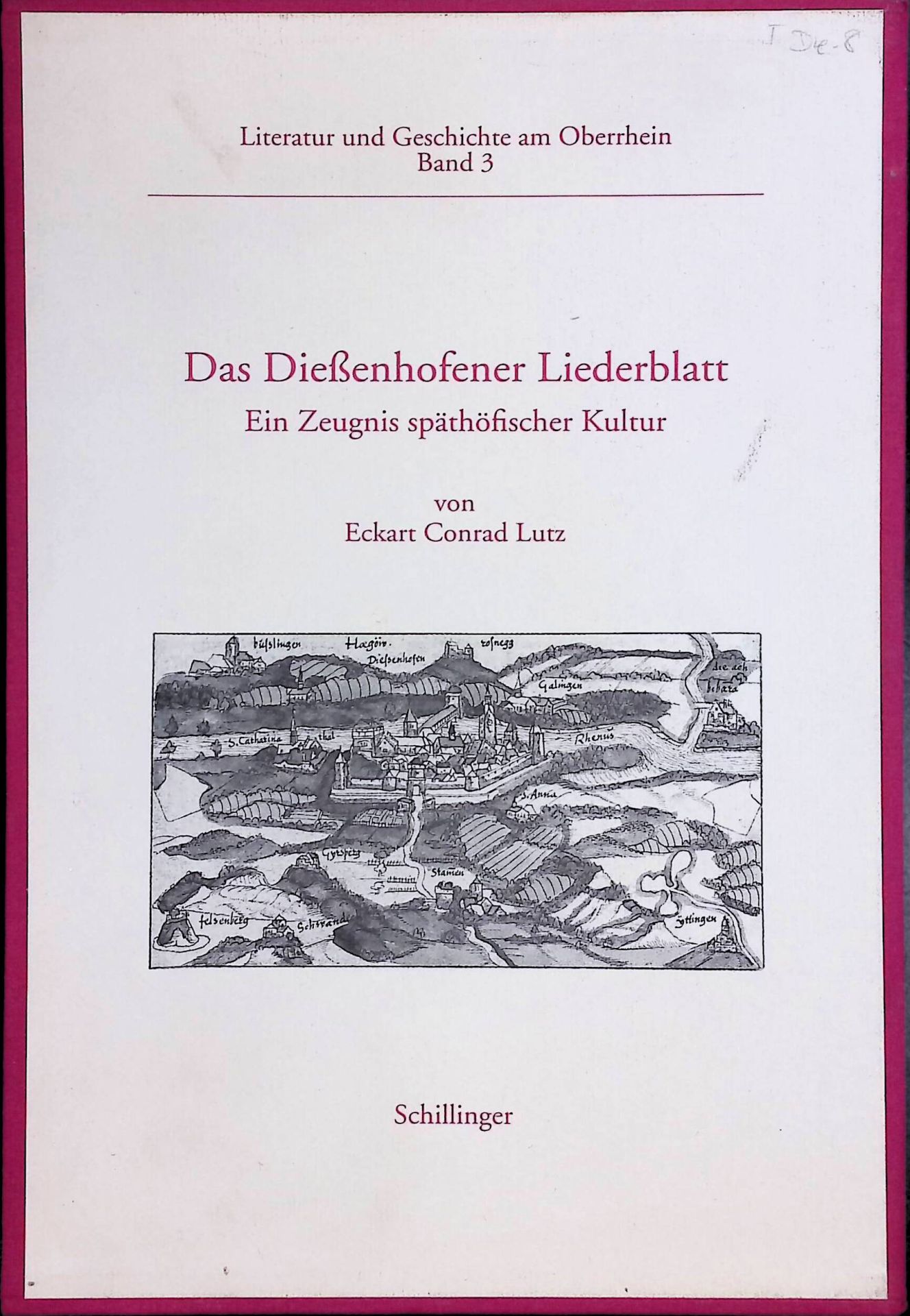 Das Diessenhofener Liederblatt : ein Zeugnis späthöfischer Kultur