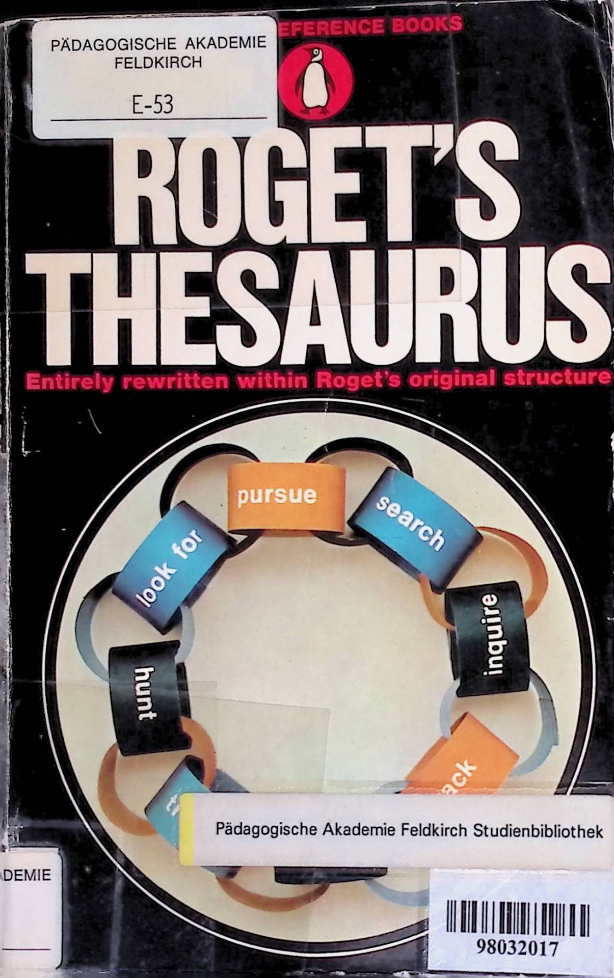 Roget's Thesaurus of English Words and Phrases