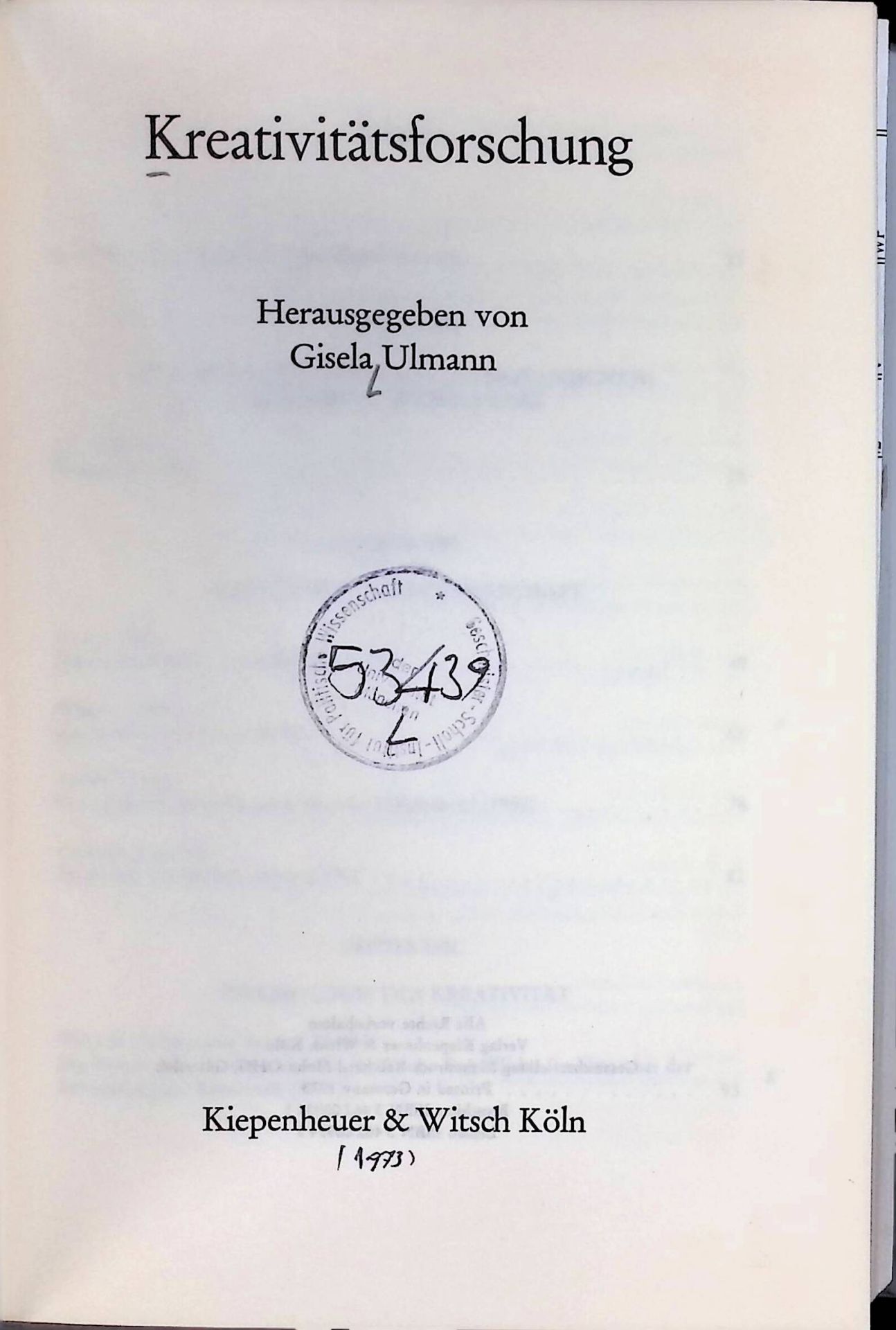 Kreativitätsforschung