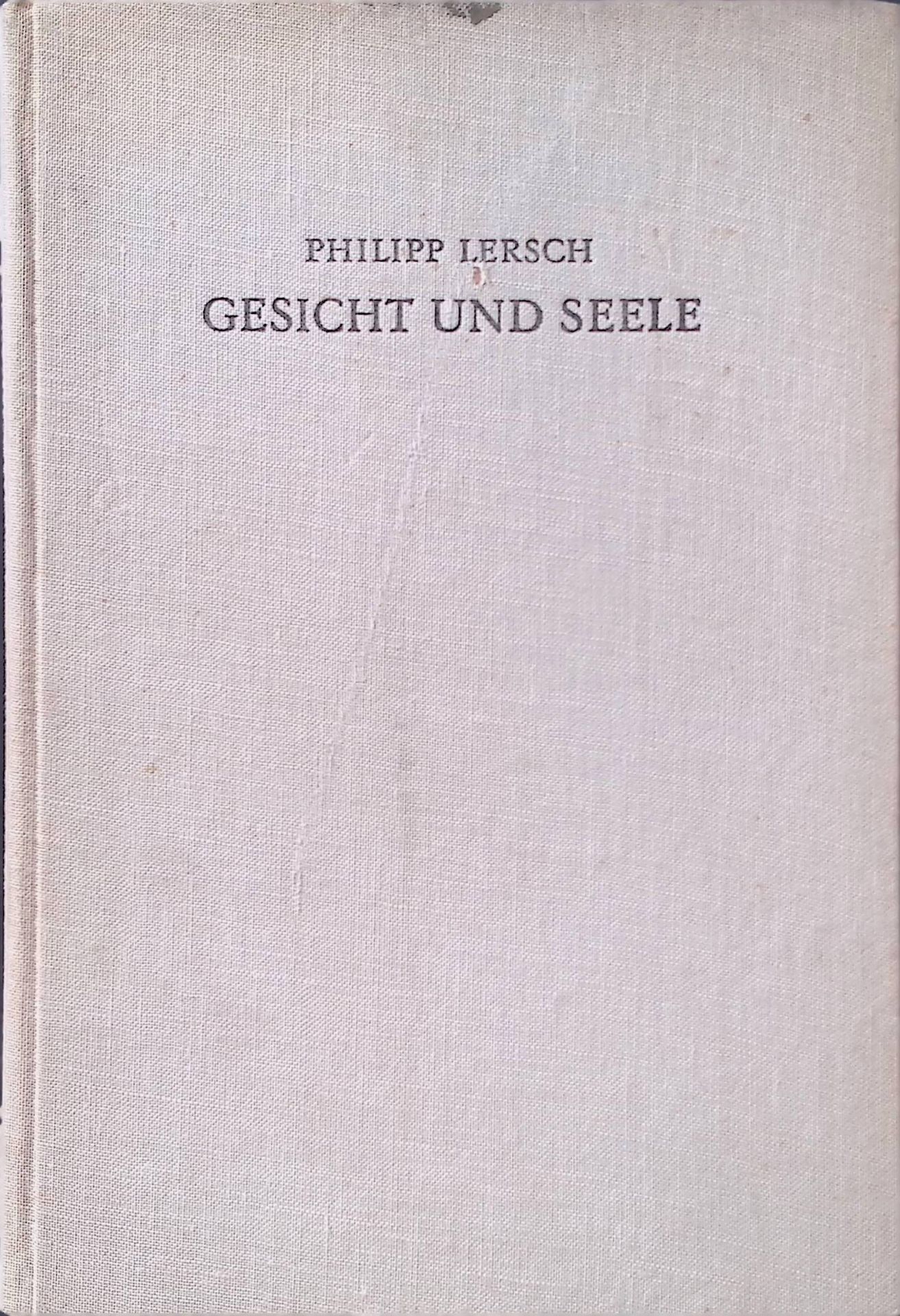 Gesicht und Seele. Grundlinien einer mimischen Diagnostik