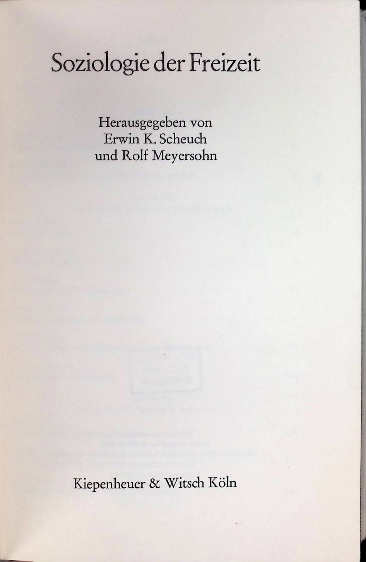 Soziologie der Freizeit