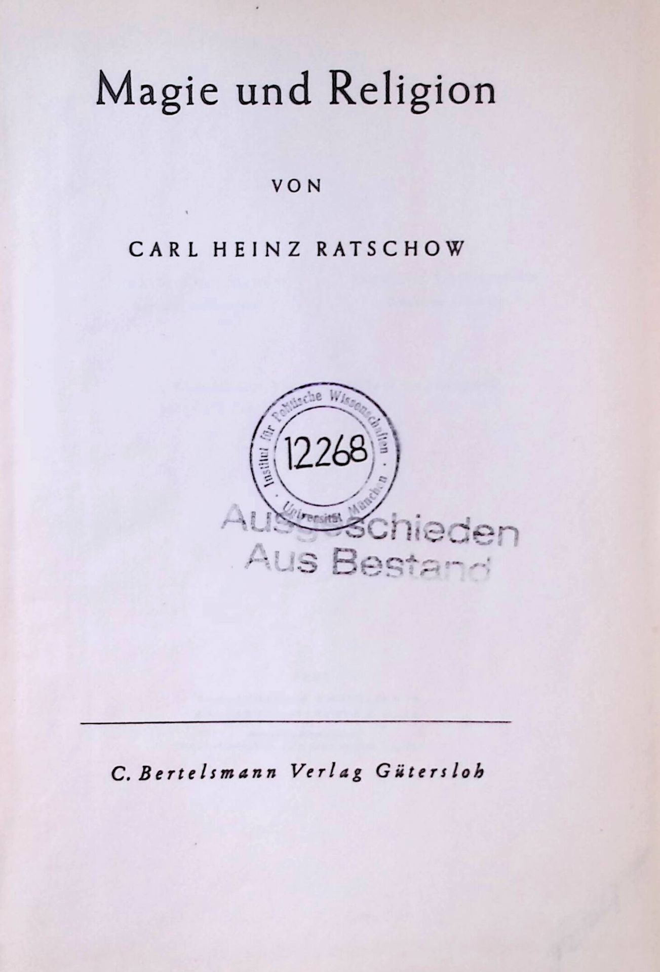 Magie und Religion