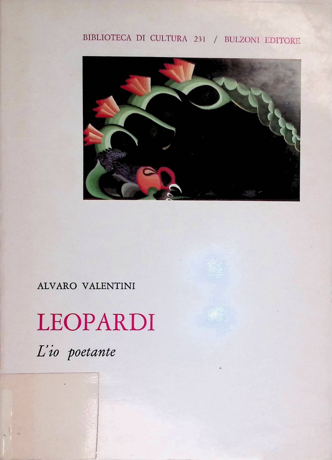 Leopardi L'io poetante