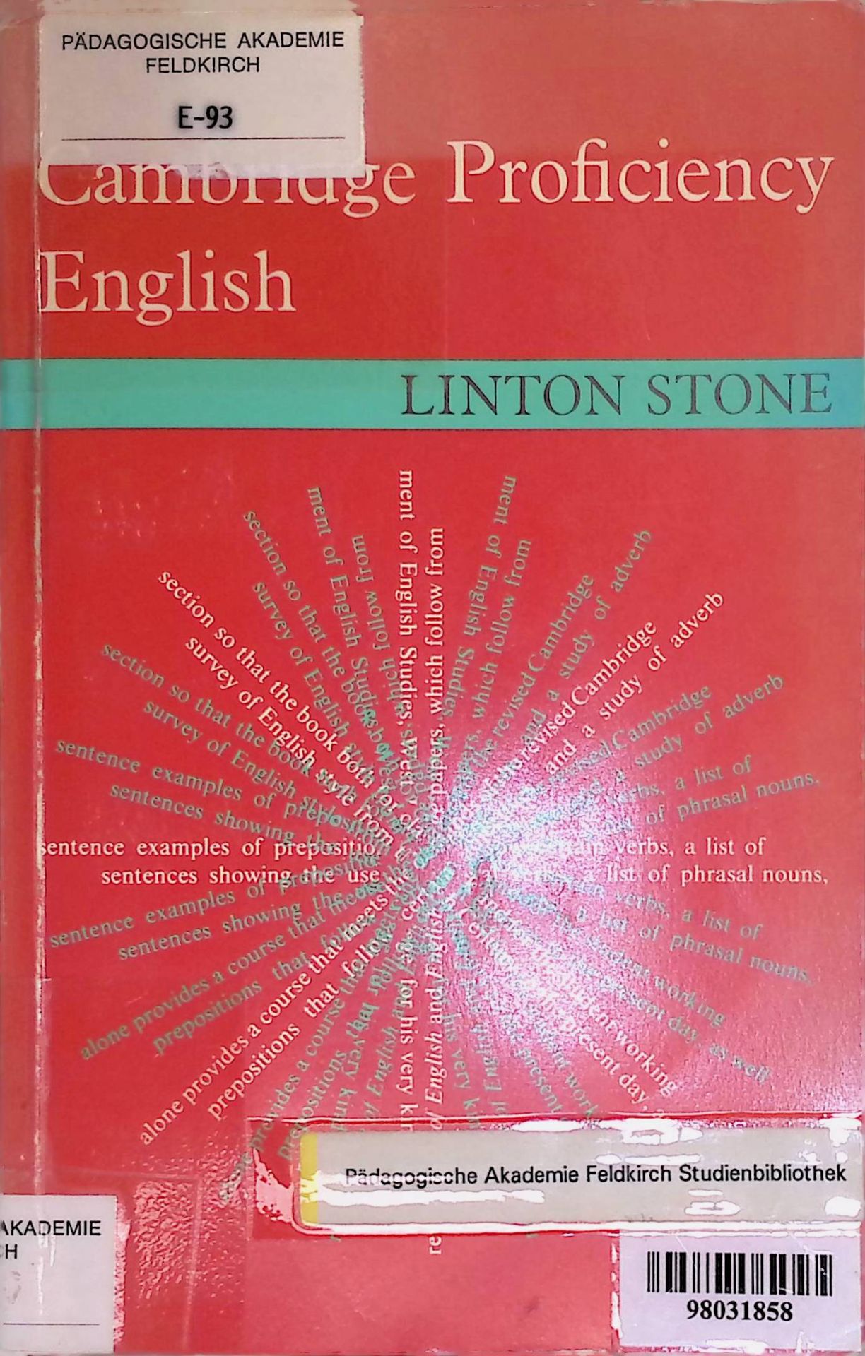 Cambridge Proficiency English