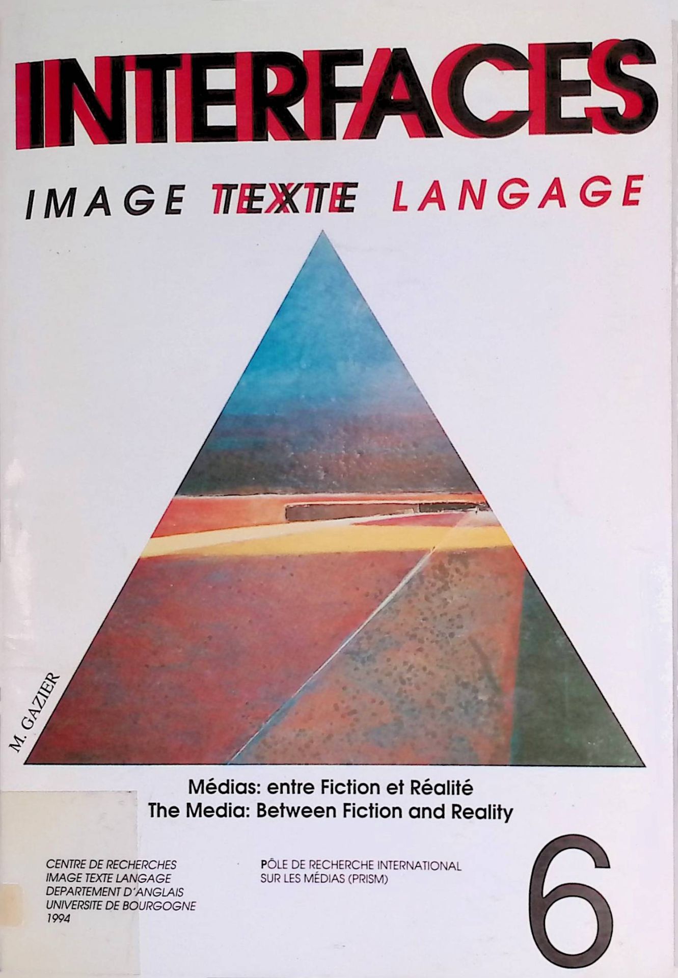 Interfaces Image Texte Langage. Vol. 6