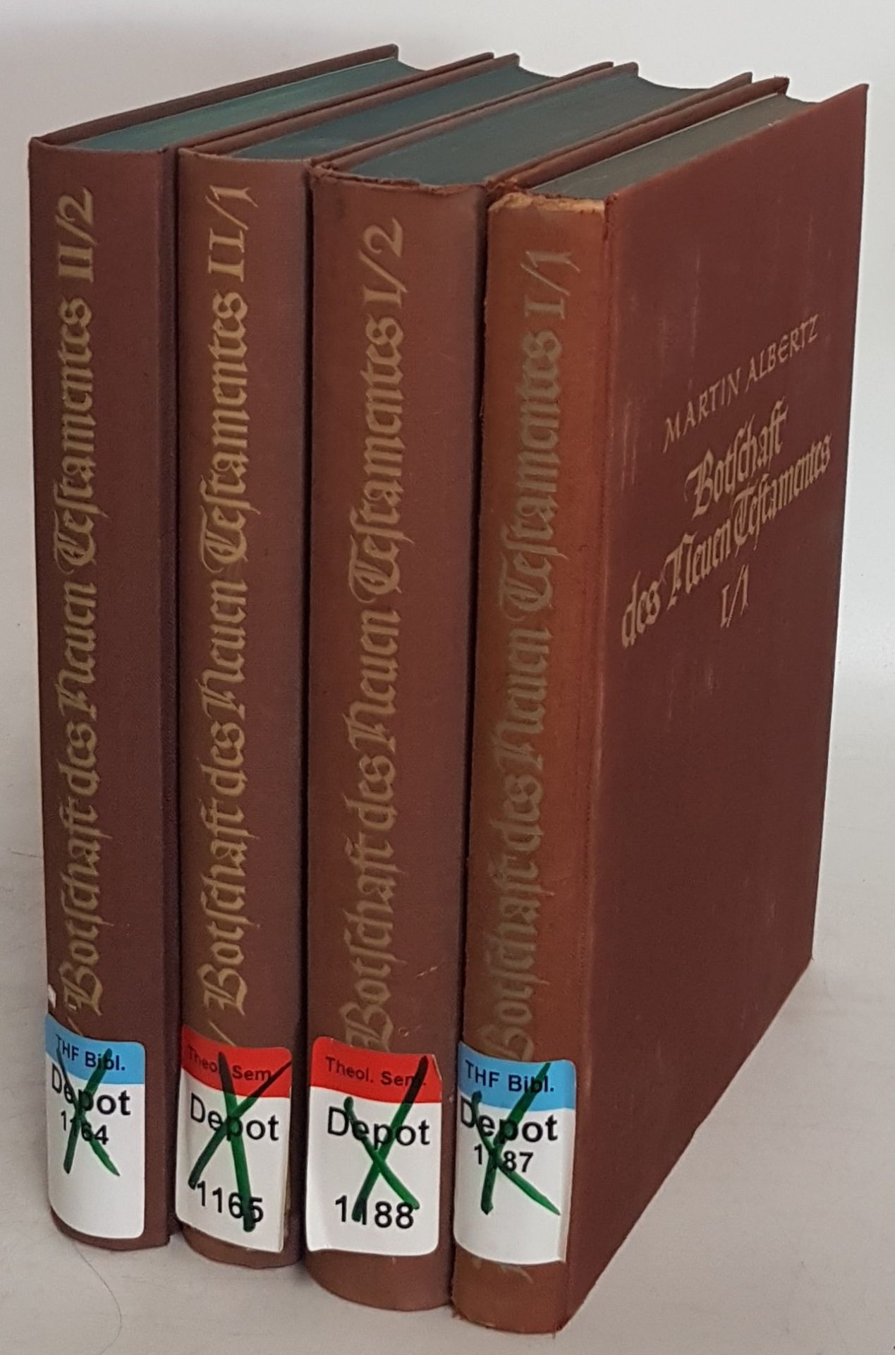 Die Botschaft des Neuen Testamentes (2 Bände KOMPLETT in 4 Teilen) - Bd.I: Die Entstehung der Botschaft/ Bd.II: Die Entfaltung der Botschaft