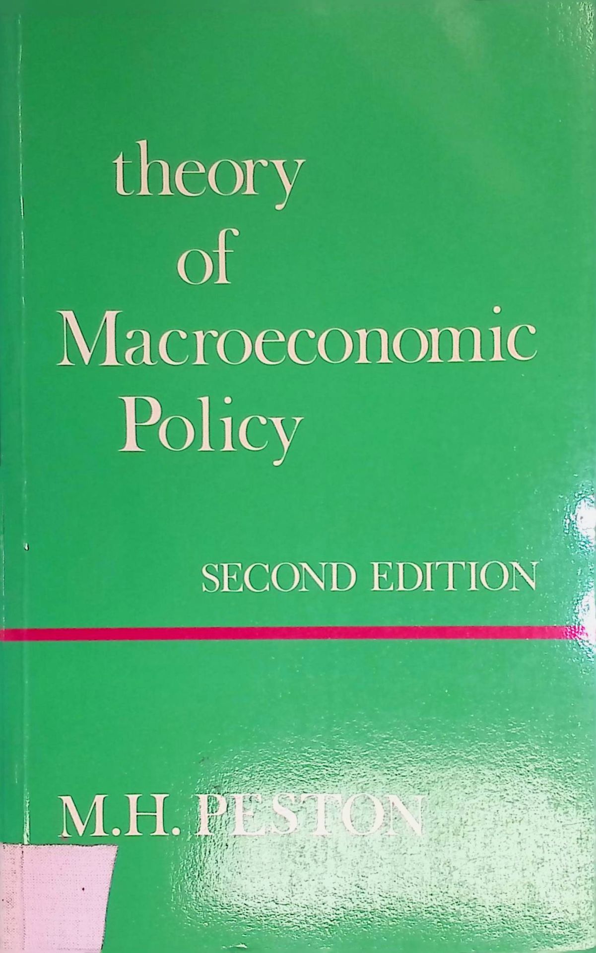 Theory of Macroeconomic Policy
