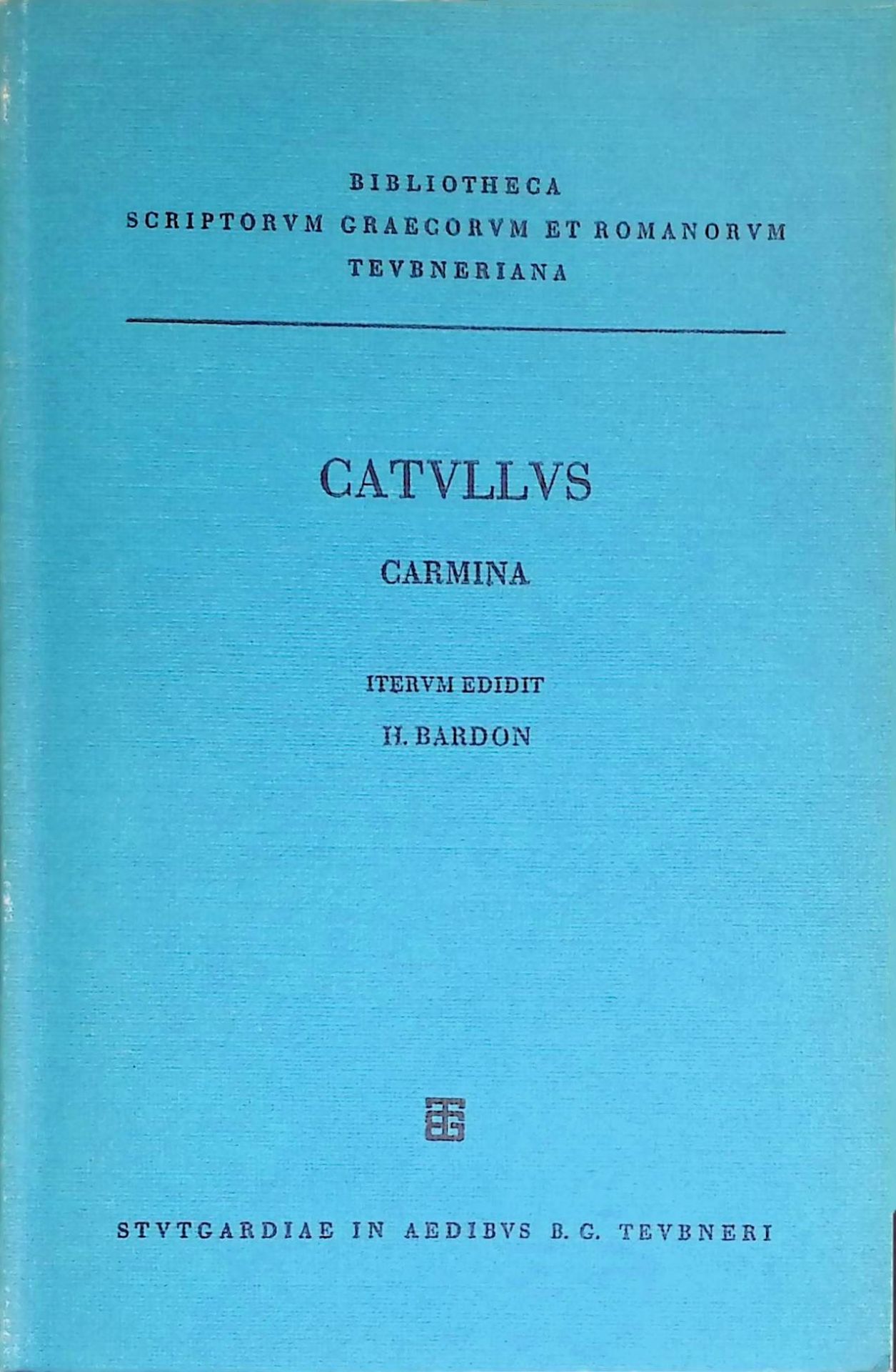 Catulli Veronensis carmina