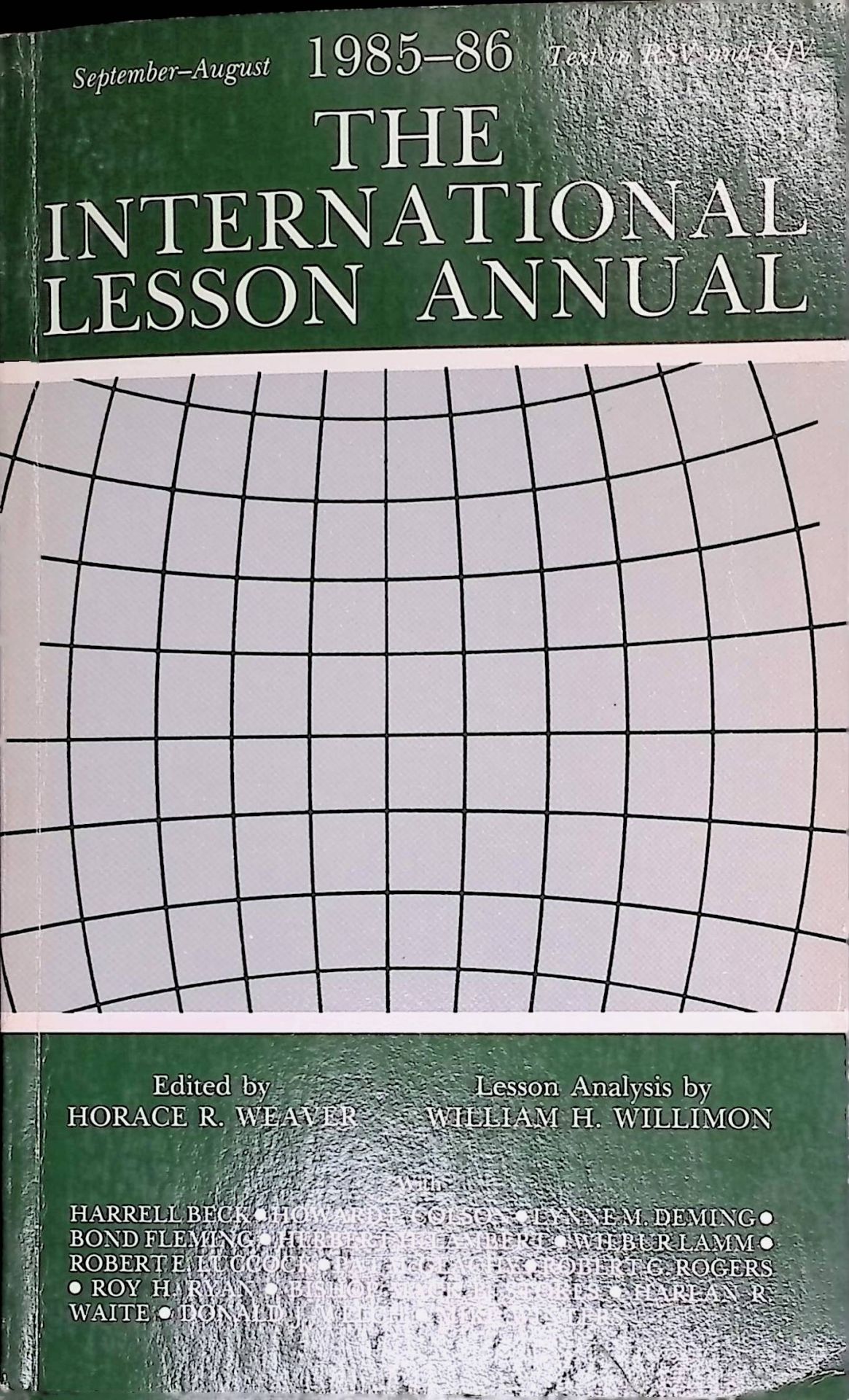 The International Lesson Annual, 1985-86, September-August