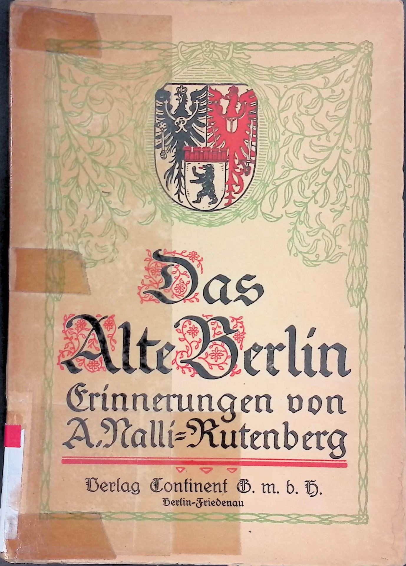 Das alte Berlin : Erinnerungen