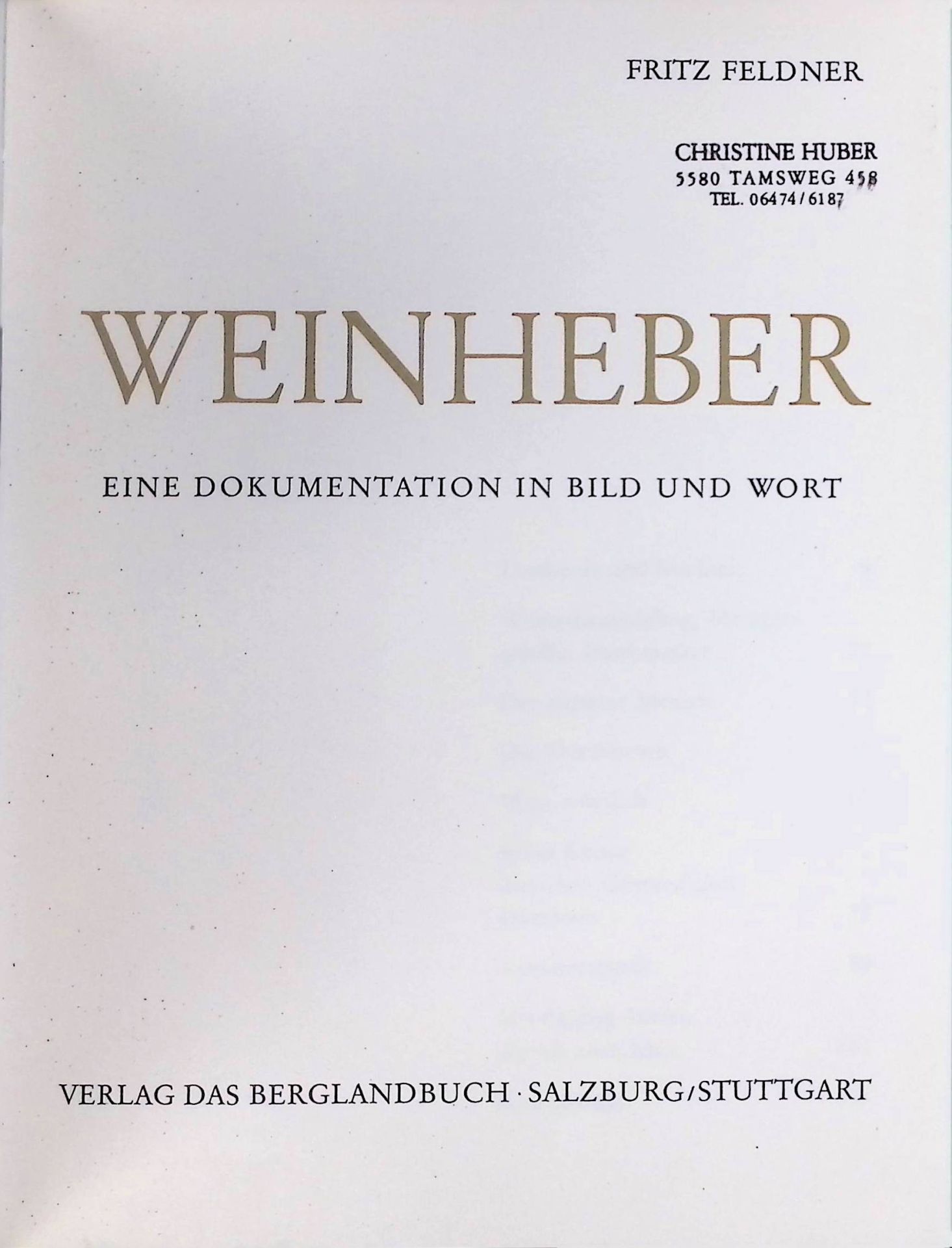 Josef Weinheber : Eine Dokumentation in Bild u. Wort