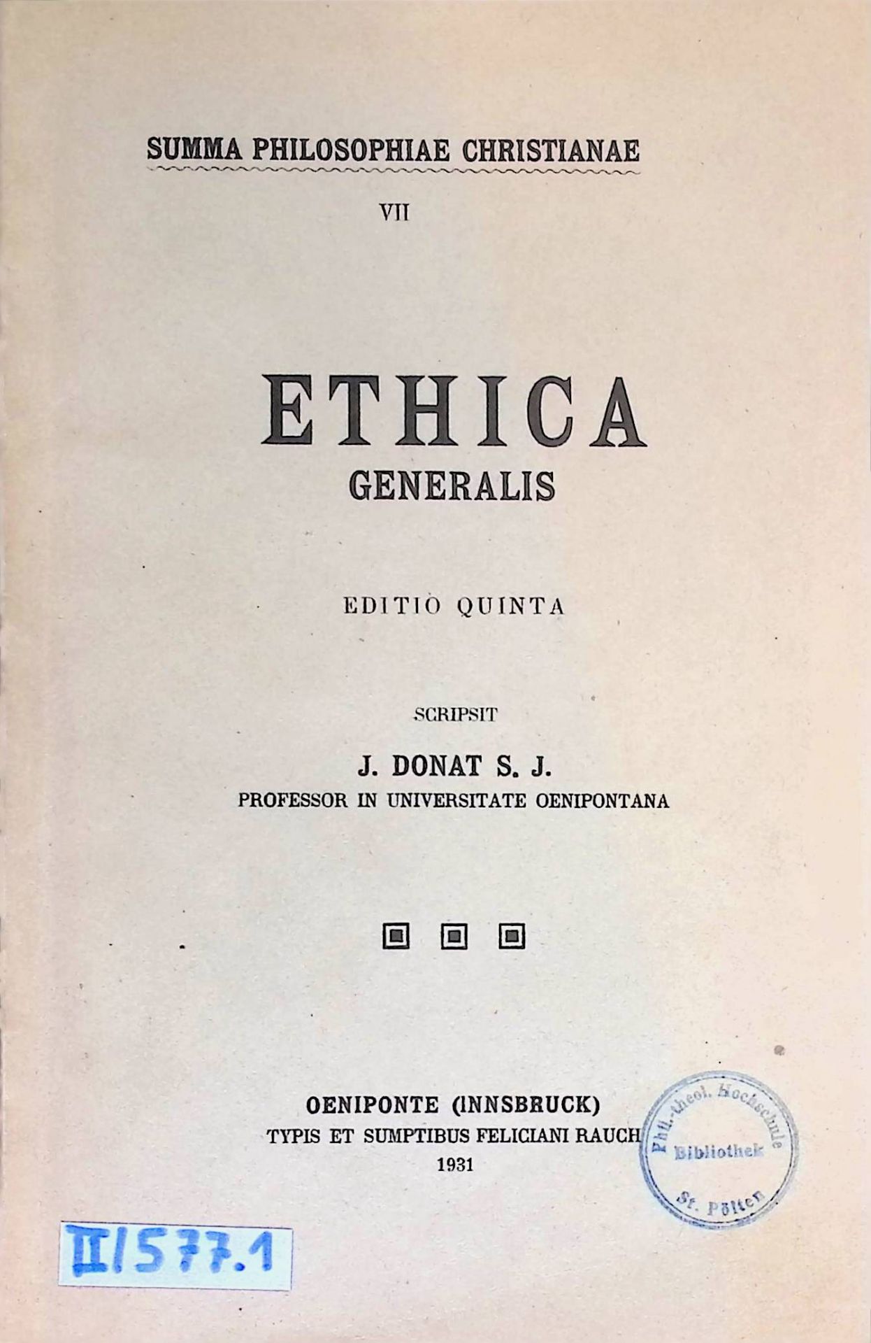 Ethica generalis