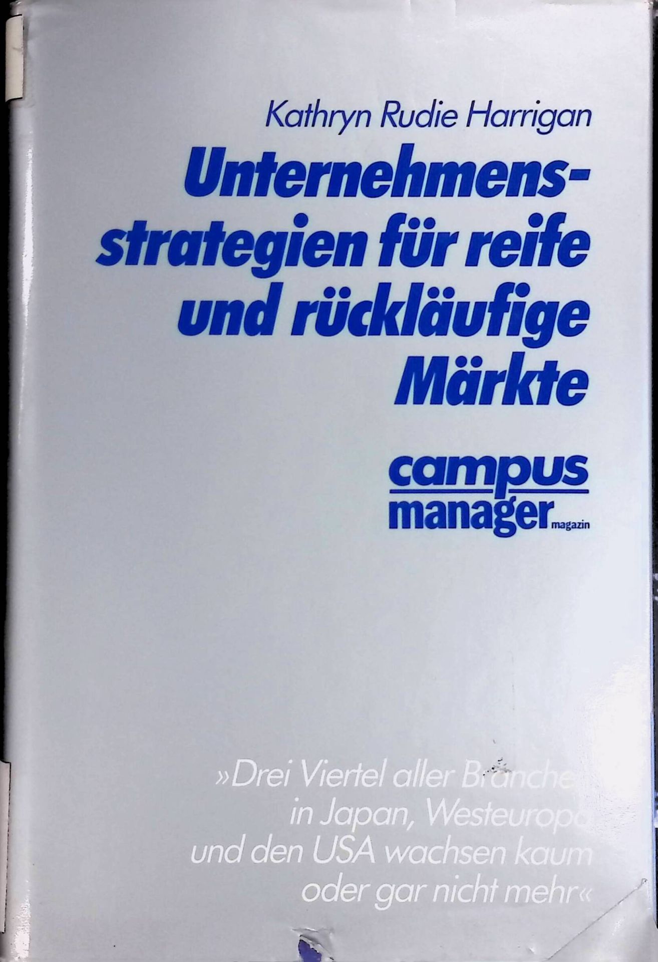 Unternehmensstrategien für reife und rückläufige Märkte