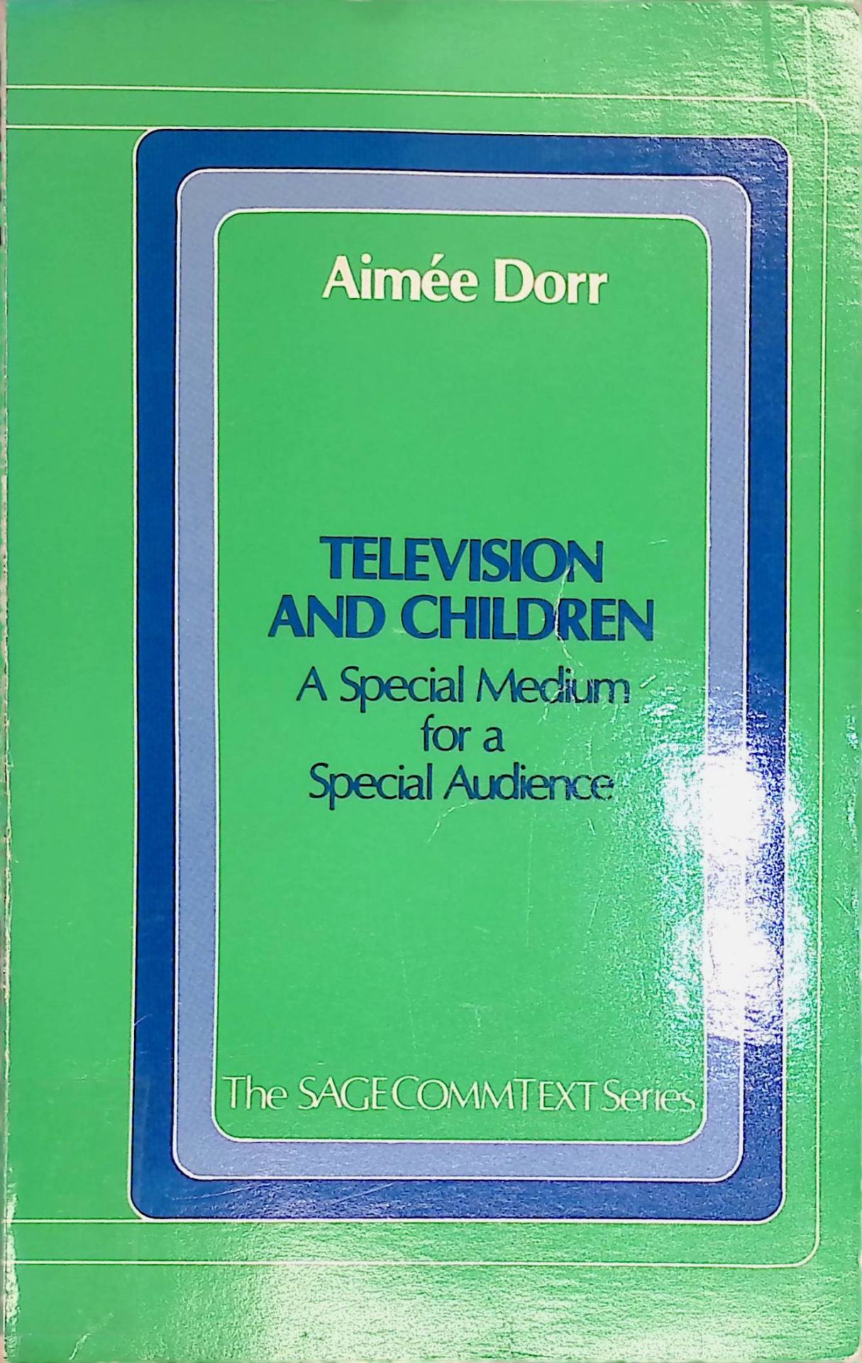 Television And Children: A Special Medium For A Special Audience