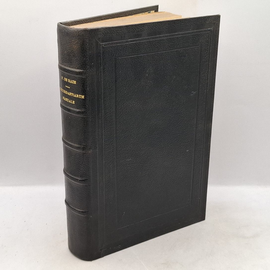 Concordantiarum SS, Scripturae Manuale Editio in Commodissimum Ordinem Disposita et cum ipso Textu Sacro de Verbo ad Verbum Sexies Collata
