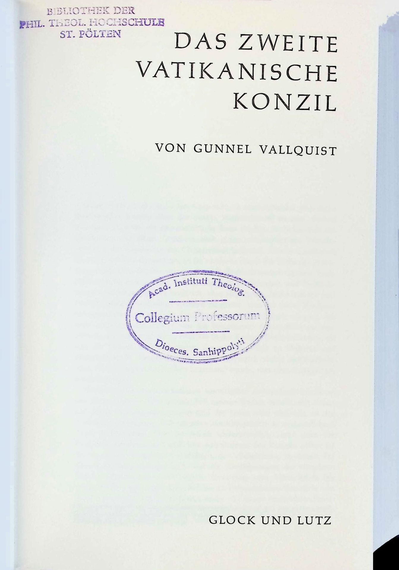 Das Zweite Vatikanische Konzil