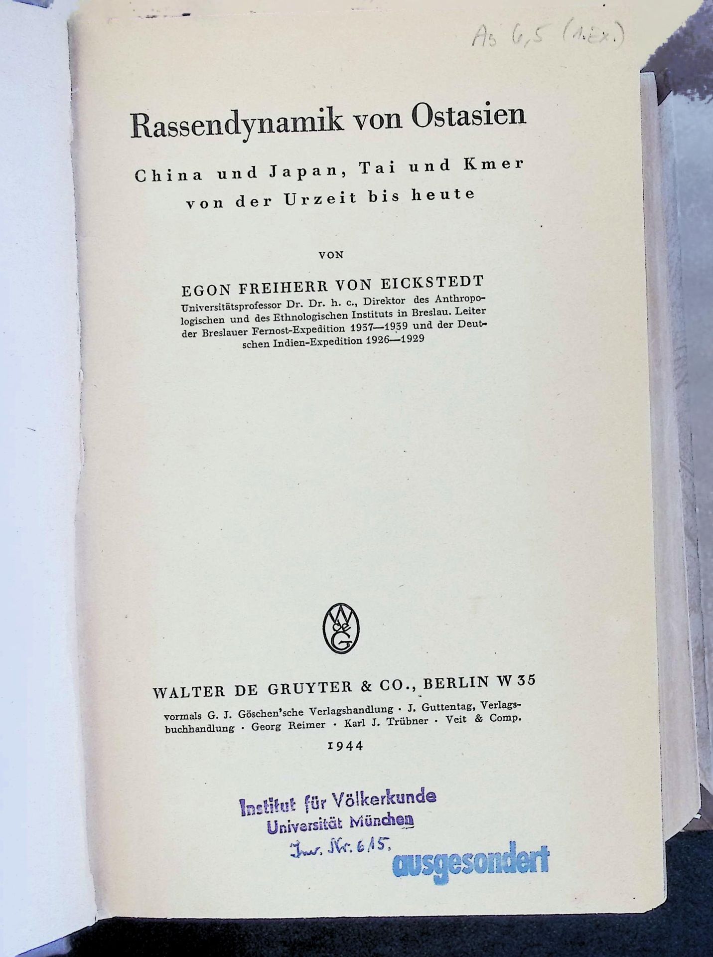 Rassendynamik von Ostasien. China und Japan, Tai und Kmer von der Urzeit bis heute