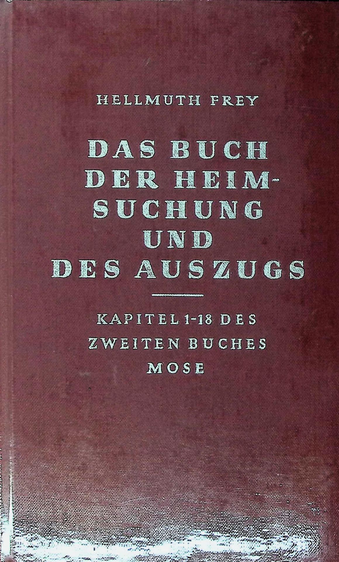 Das Buch der Heimsuchung und des Auszugs : Kapitel 1-18 des zweiten Buches Mose