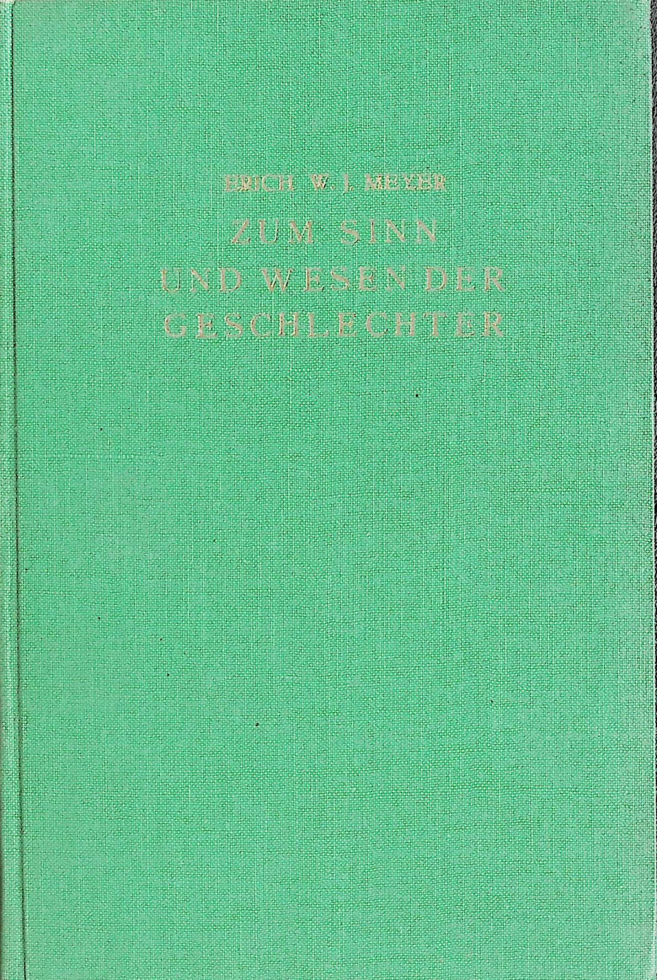 Zum Sinn und Wesen der Geschlechter