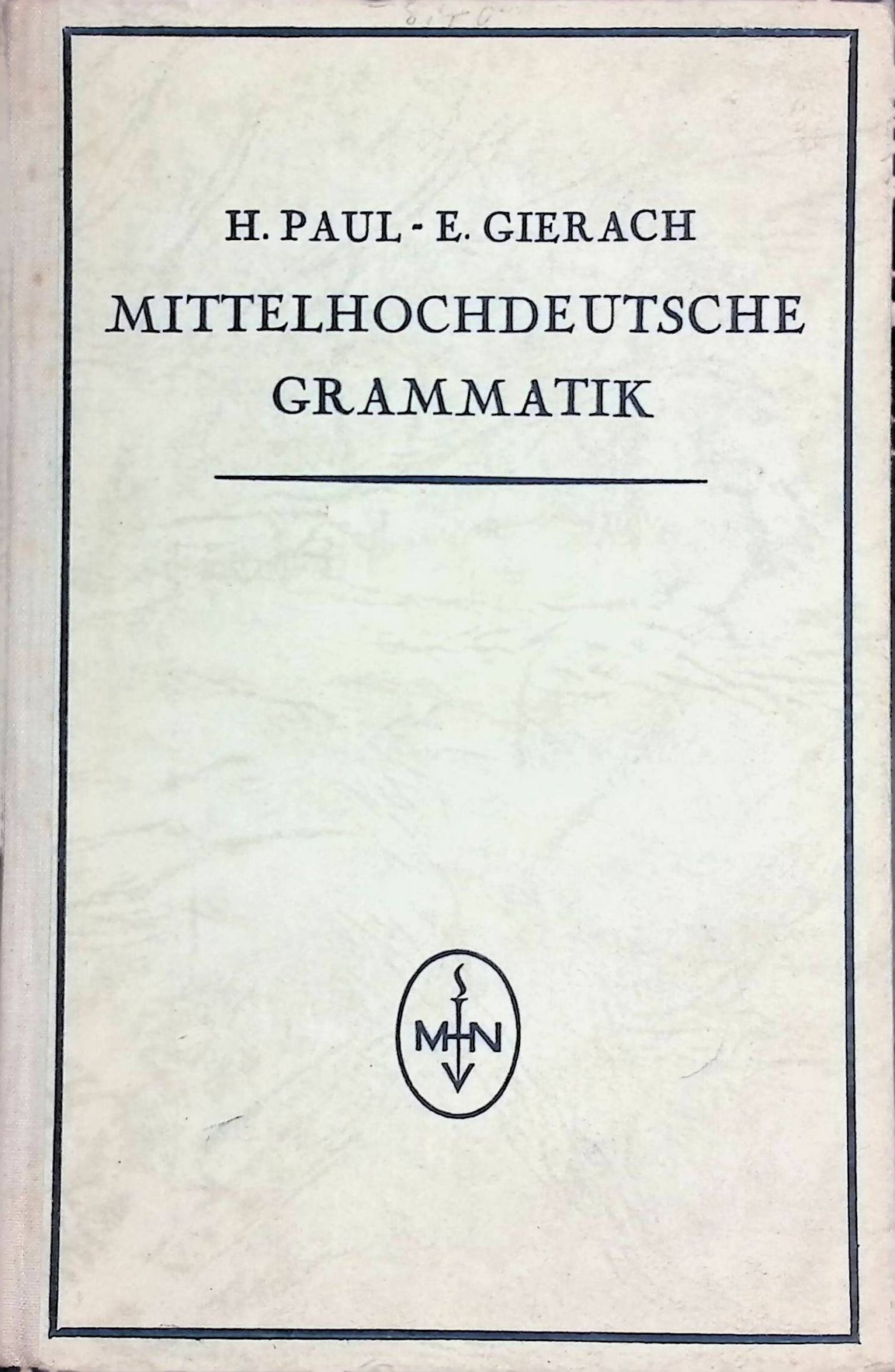 Mittelhochdeutsche Grammatik