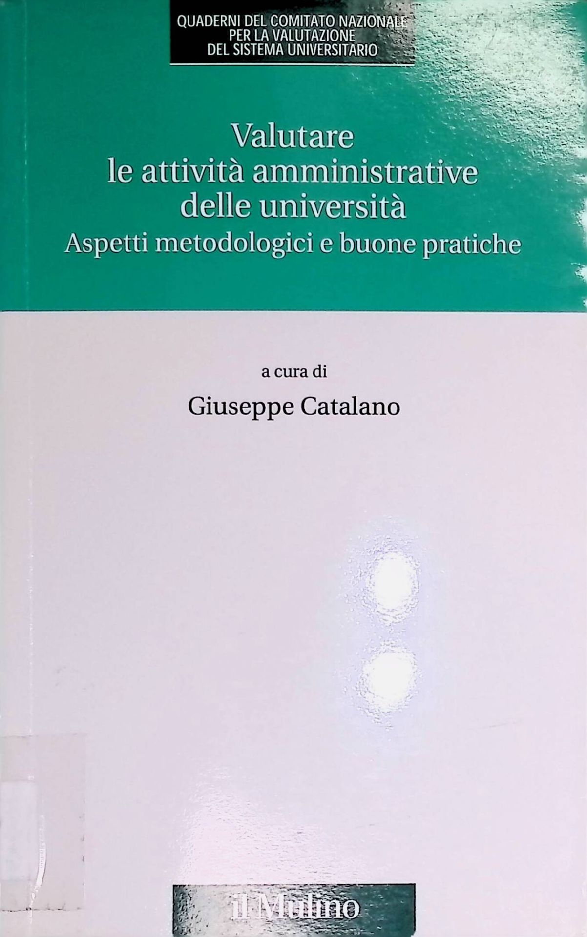 Valutare le attivitą amministrative delle universitą. Aspetti metodologici e buone pratiche