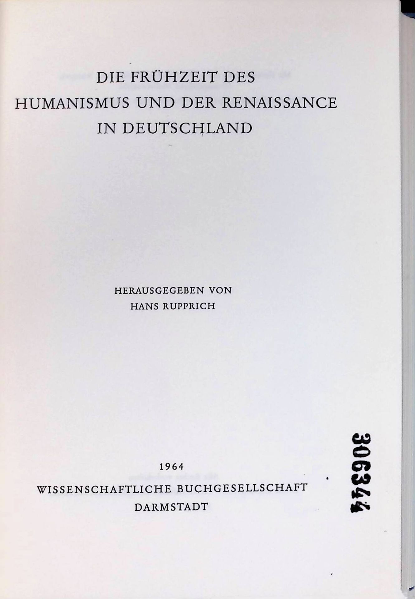 Die Frühzeit des Humanismus und der Renaissance in Deutschland