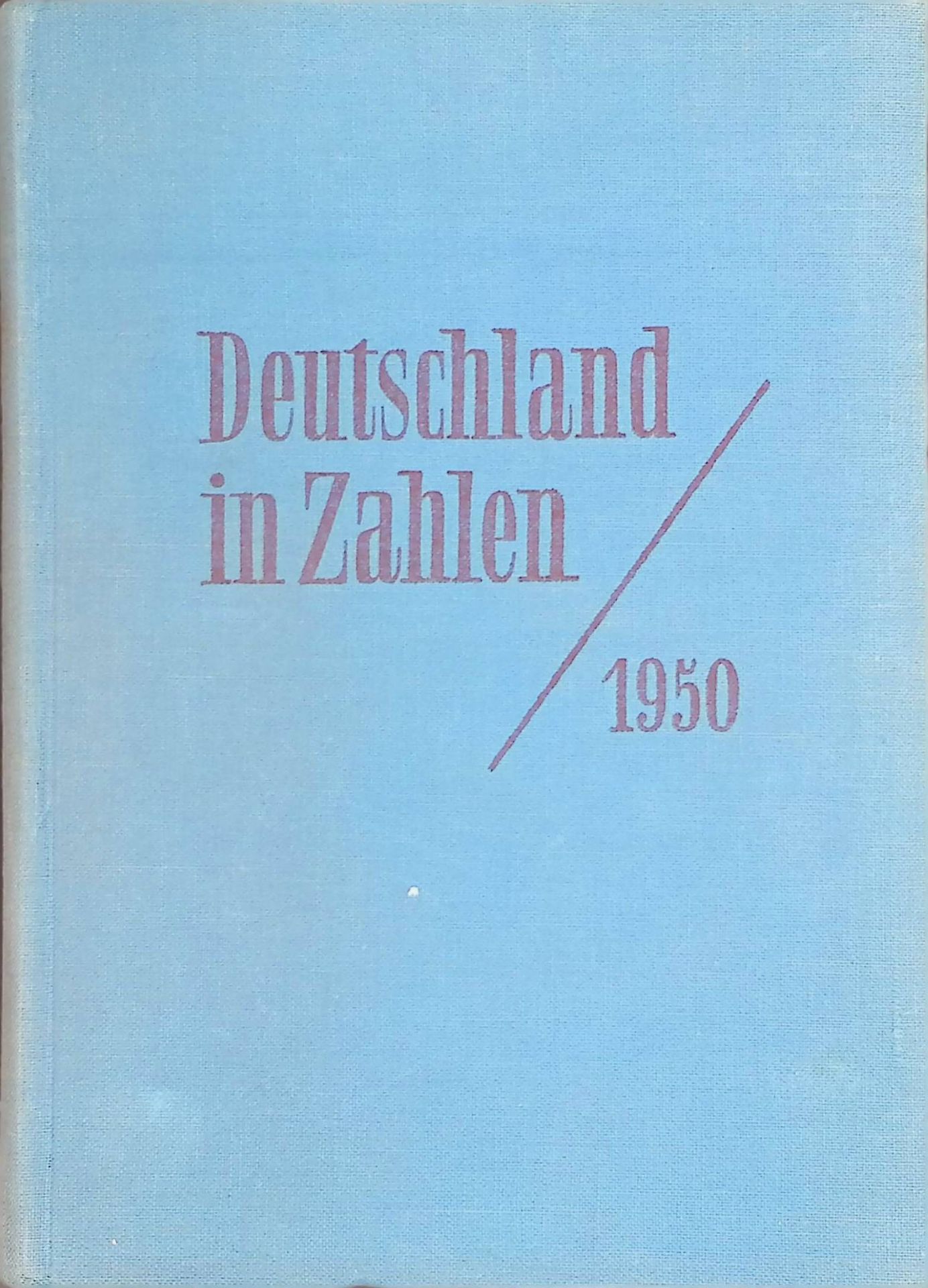 Deutschland in Zahlen / 1950