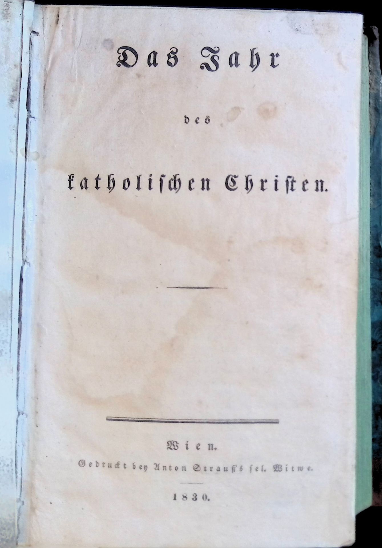 Das Jahr des katholischen Christen