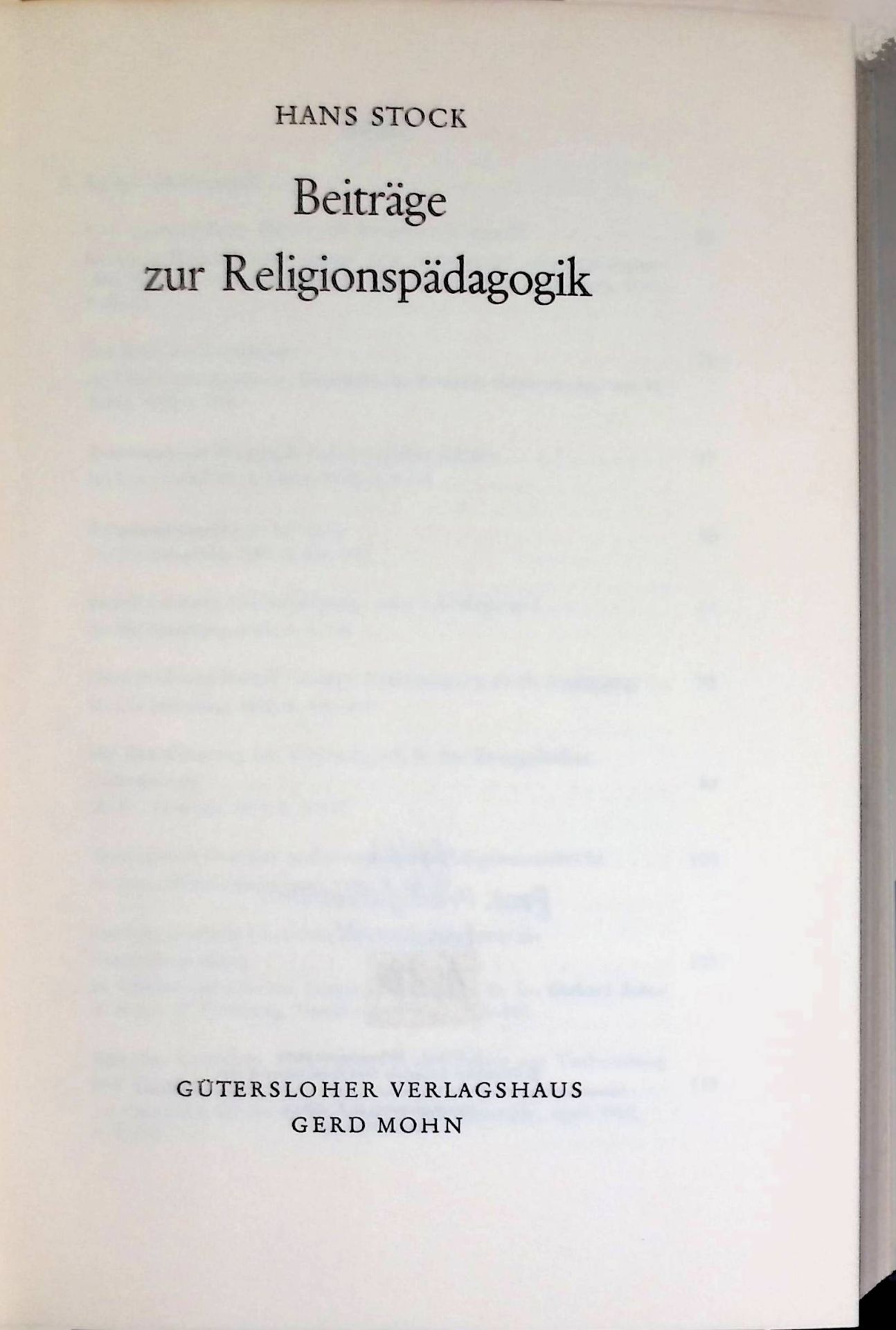 Beiträge zur Religionspädagogik