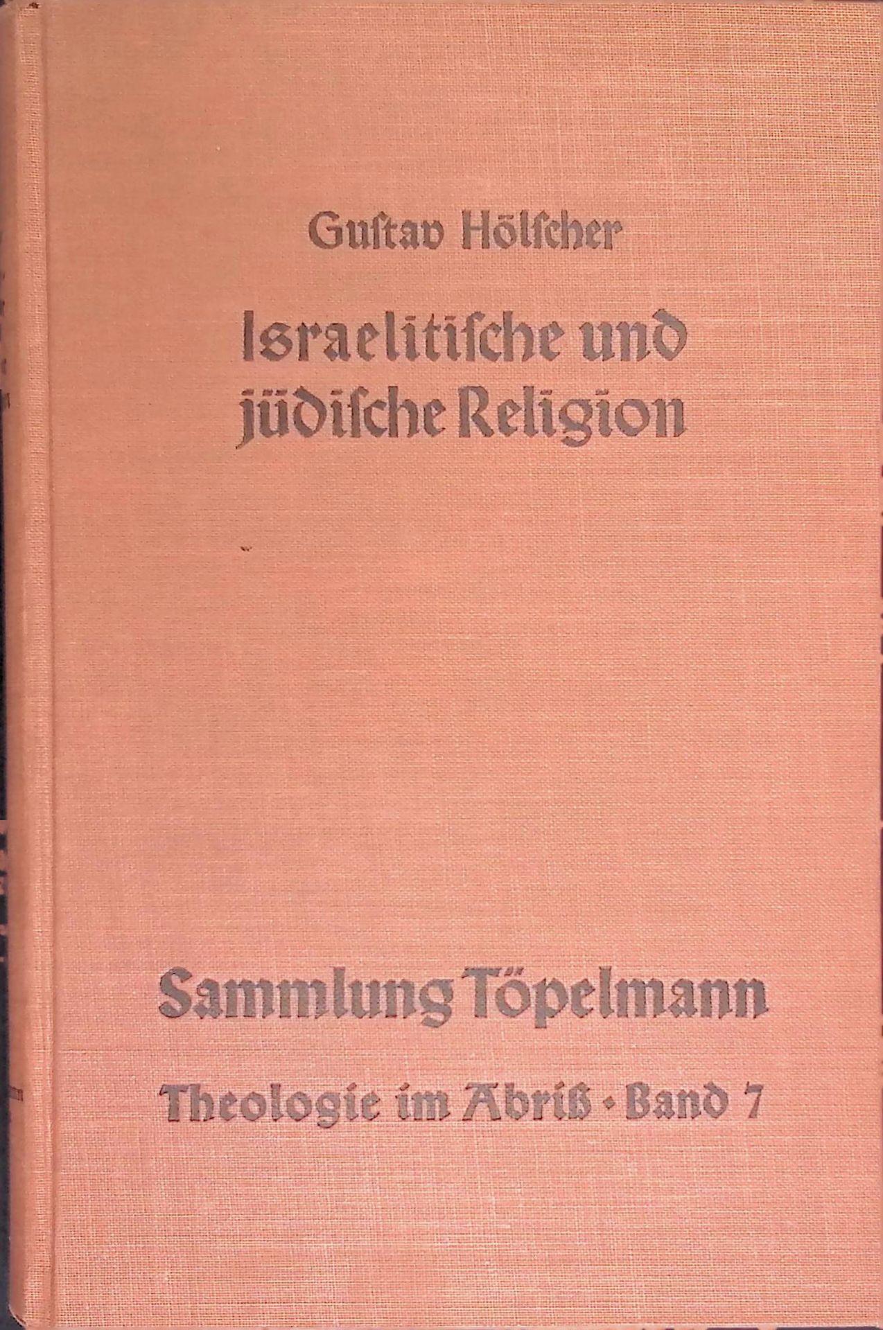 Geschichte der israelitischen und jüdischen Religion