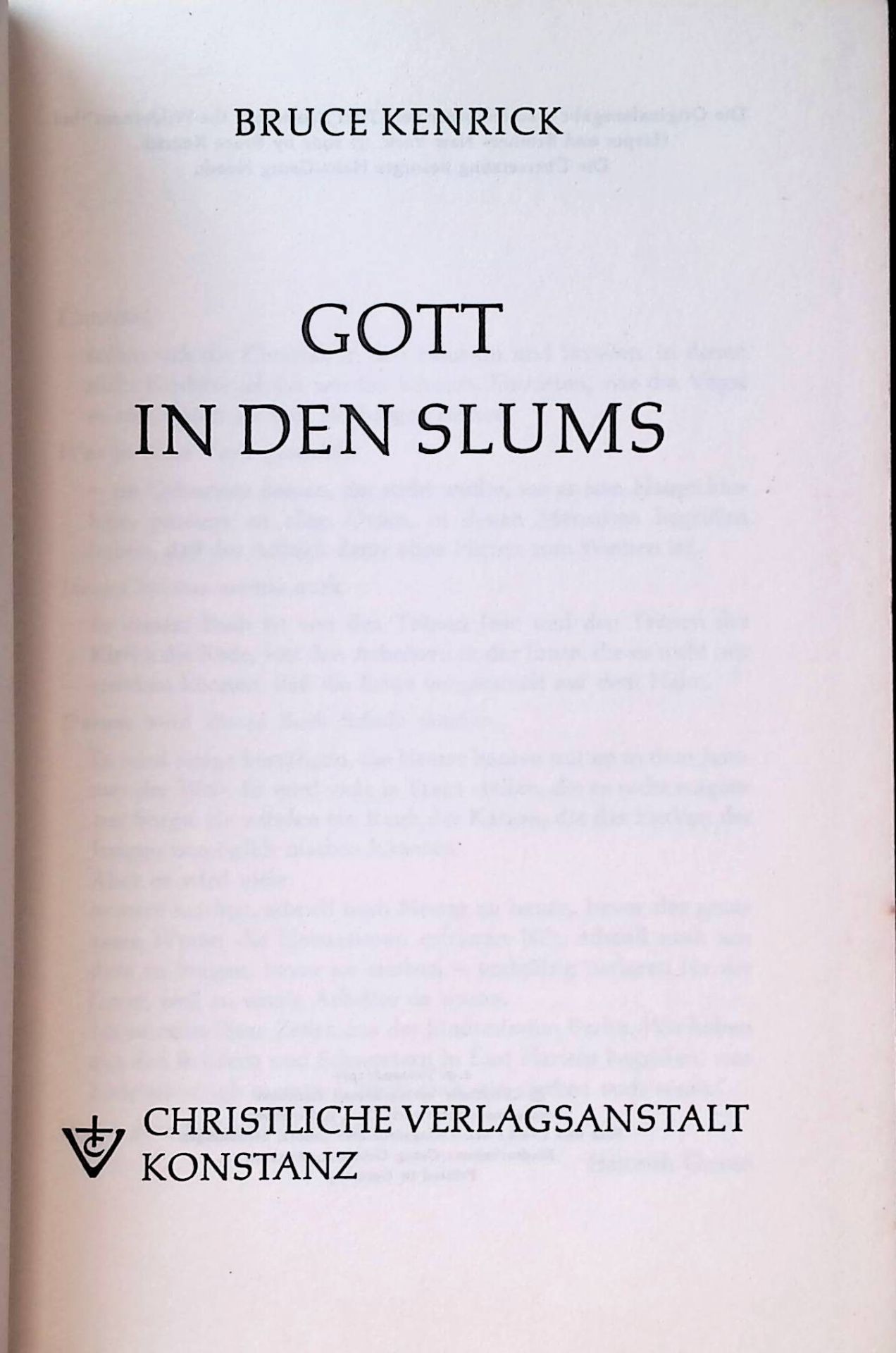 Gott in den Slums